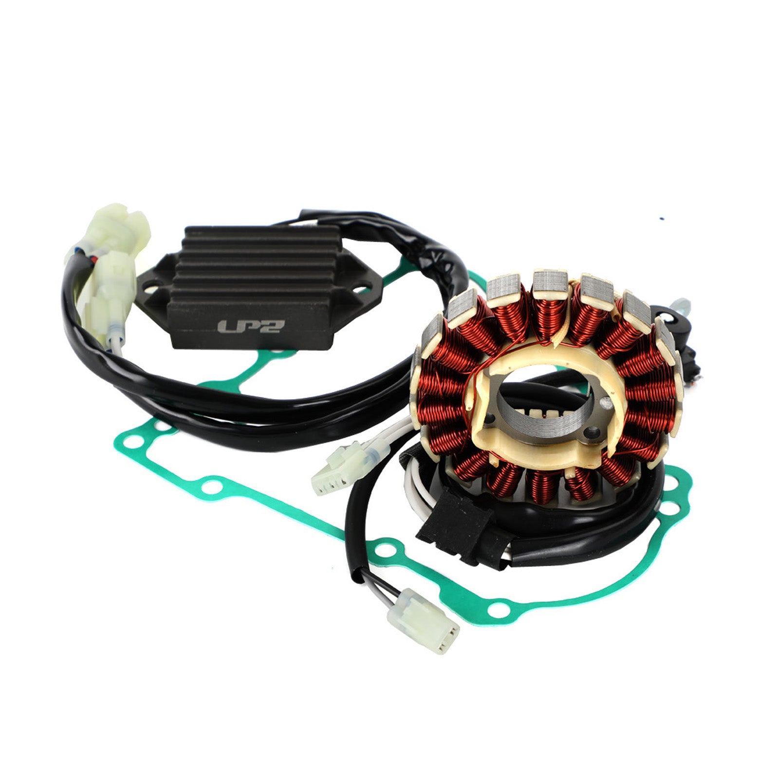 Magneto Stator+Spannungsgleichrichter+Dichtung für Yamaha WR450f WR 450 F 2012-2015 Generisches FedEx Express-Versand