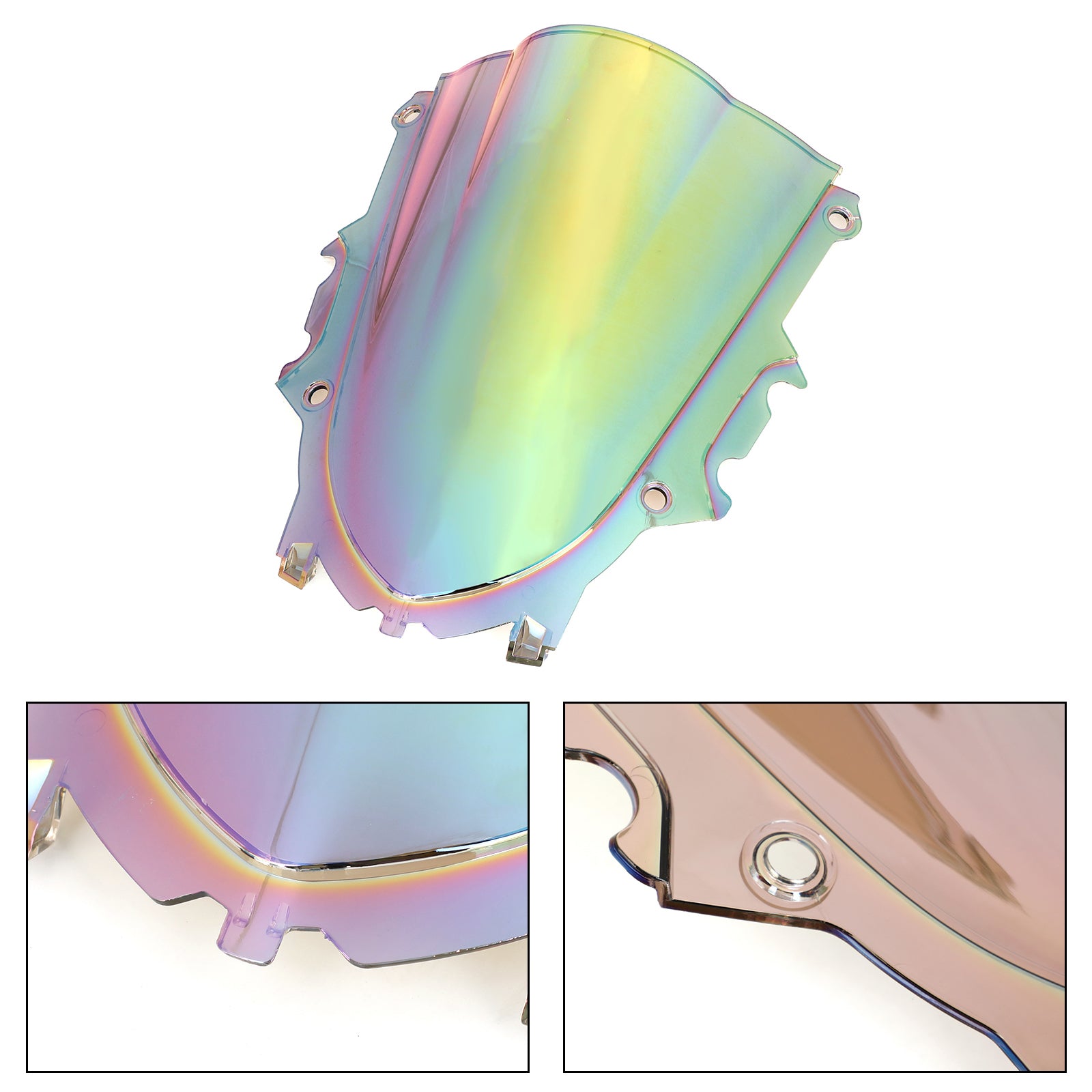 ABS Plastic Motorcykel forrude med forrude til Yamaha YZF R3 2019-2020 Generisk