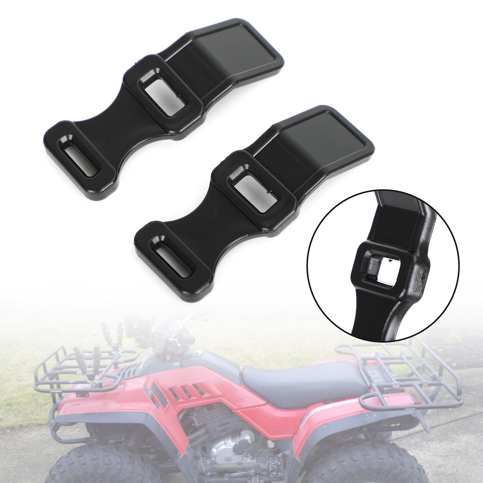 Rack Door Rubber Straps 2 stykker for Honda TRX200 TRX250 TRX300 81309-958-680 Generisk