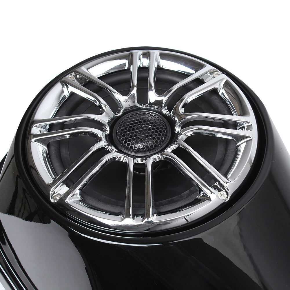 Alforja TRIPLE 6.5 Tapas con altavoz para Harley Touring Electra Glide 14-21 Genérico