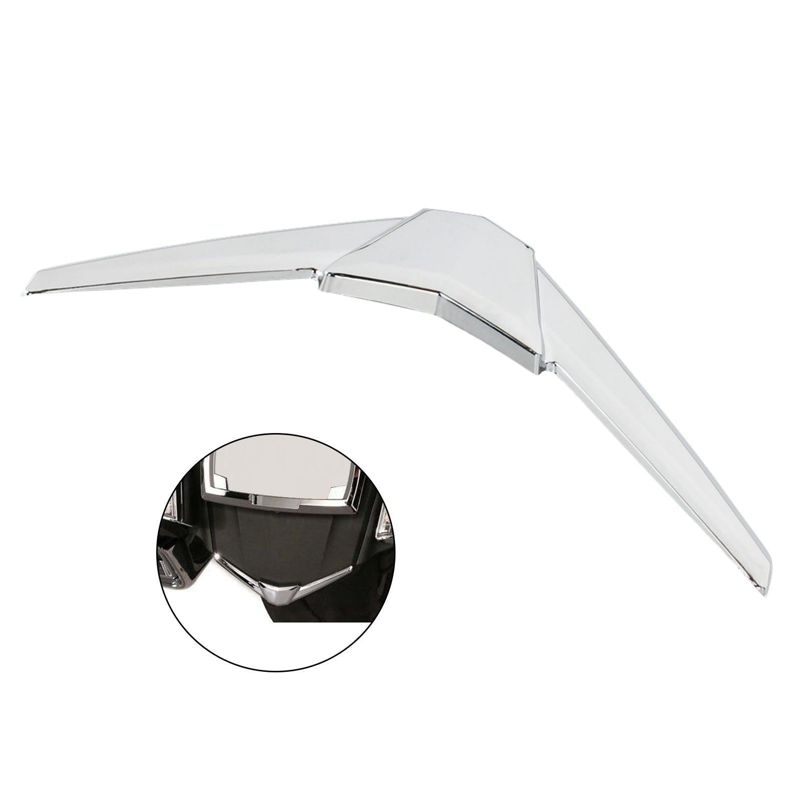 Chrome bageste fender tip trim accent sag til Honda Goldwing GL1800 1800 2018-2021 Generisk