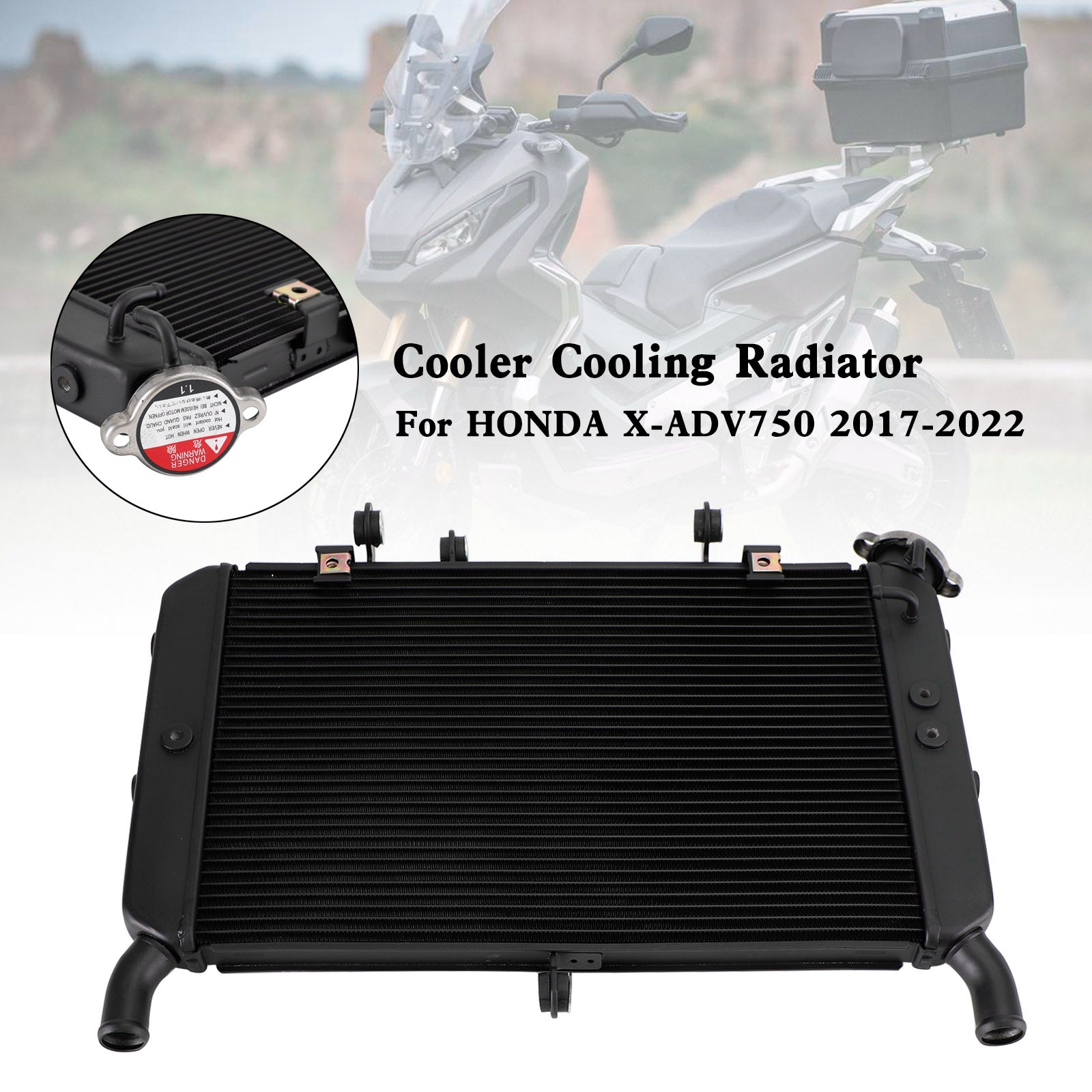 Radiator Cooler Cooling Water For Honda X-ADV 750 XADV 2017-2023