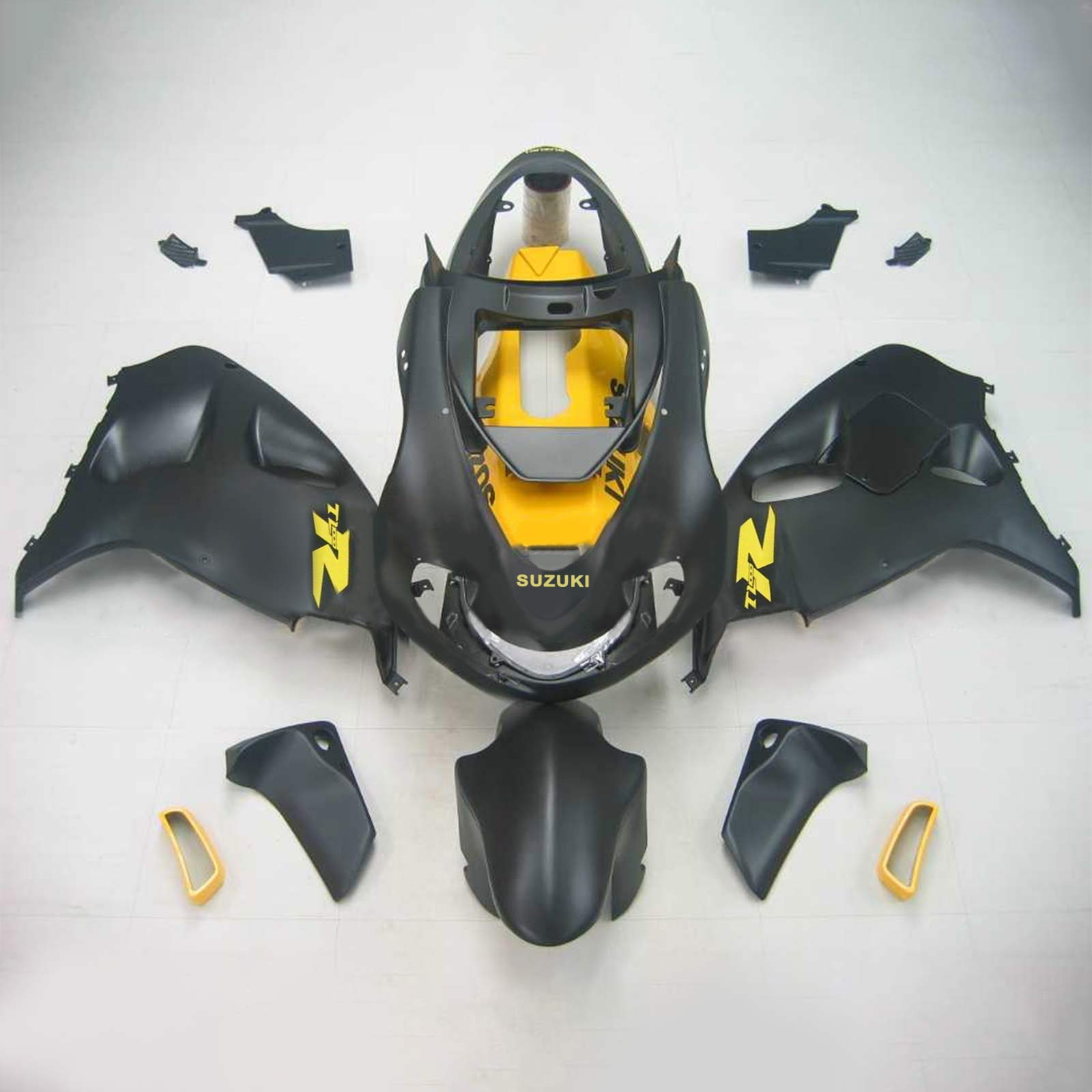 Amotopart 1998-2003 Suzuki TL1000R Kåbe Mat Sort&Ygult sæt
