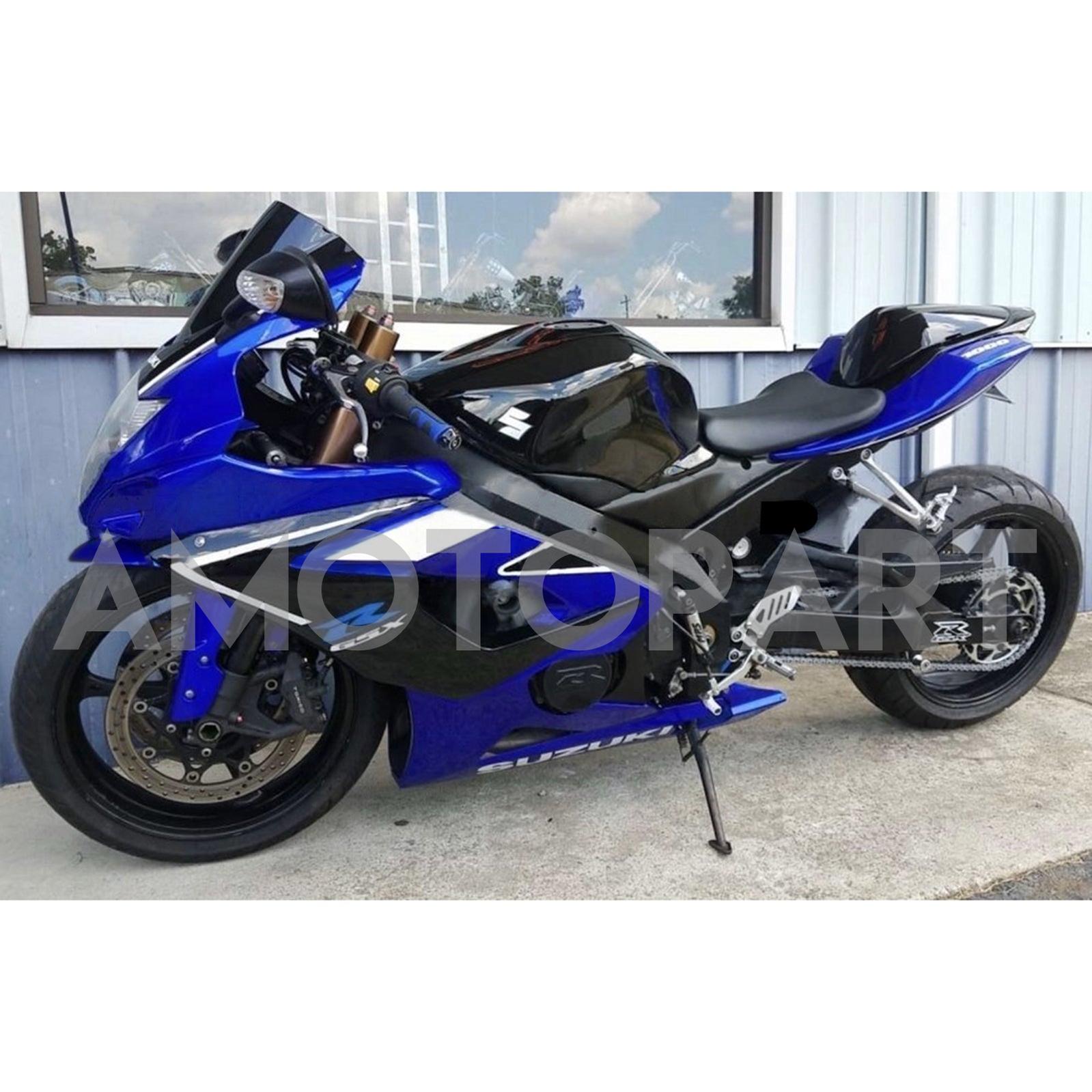 Amotopart 2005-2006 Suzuki GSXR1000 Fairing Blue Style2 Kit