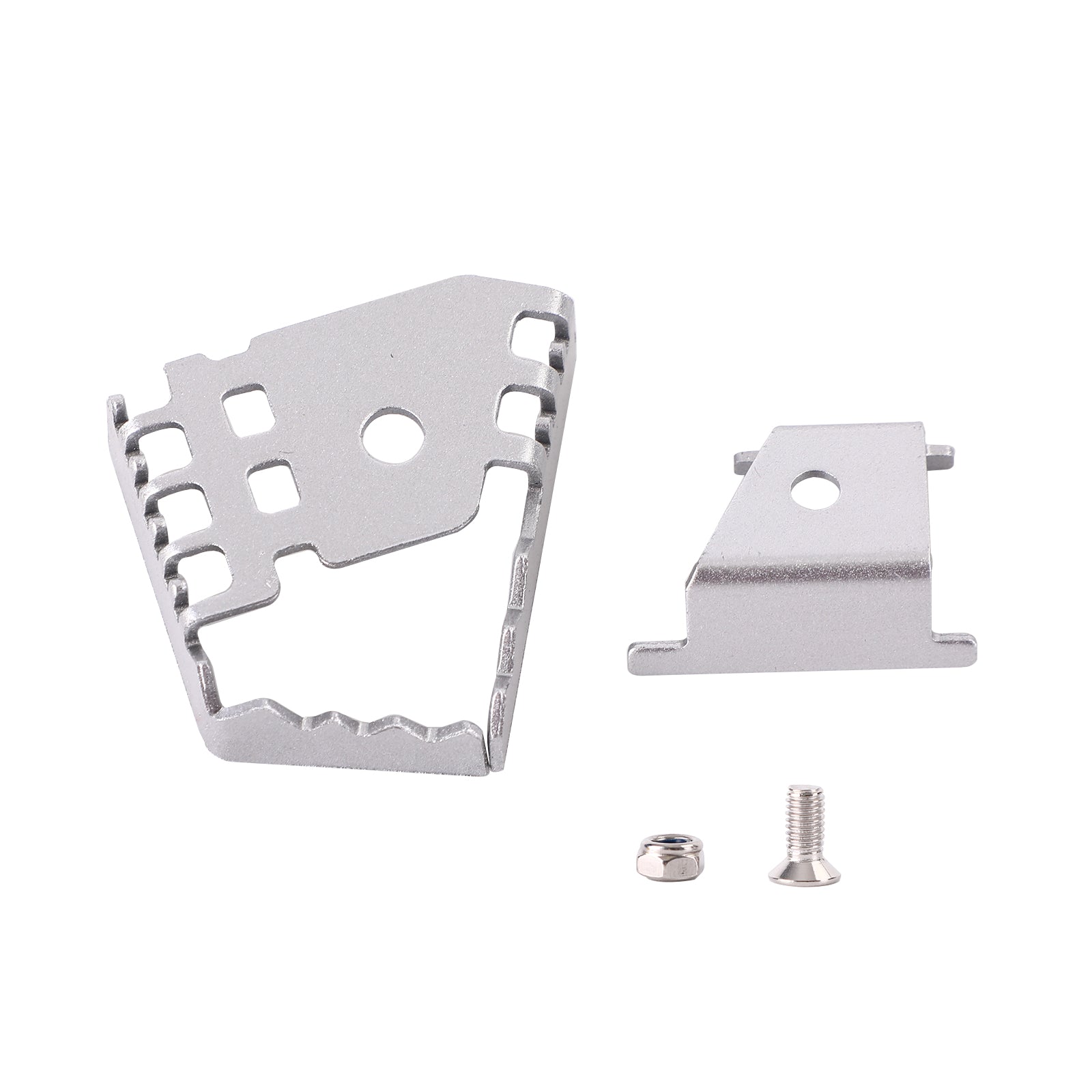 Remvoetpedaaluitbreiding Vergroten voor BMW R1200GS F800GS Adv F700 F650GS Zilver generiek