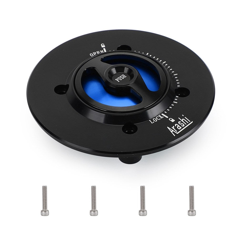 Tappo serbatoio carburante senza chiave per Kawasaki Ninja 400 EX 400 G 2018-2019