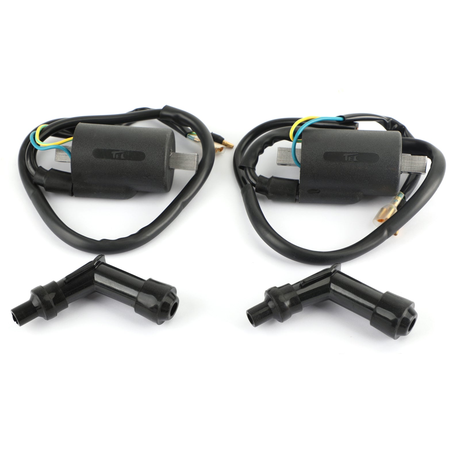 Zündspule+Zündkerzenkappen für Honda CB450K CB450 CL450K CB500T