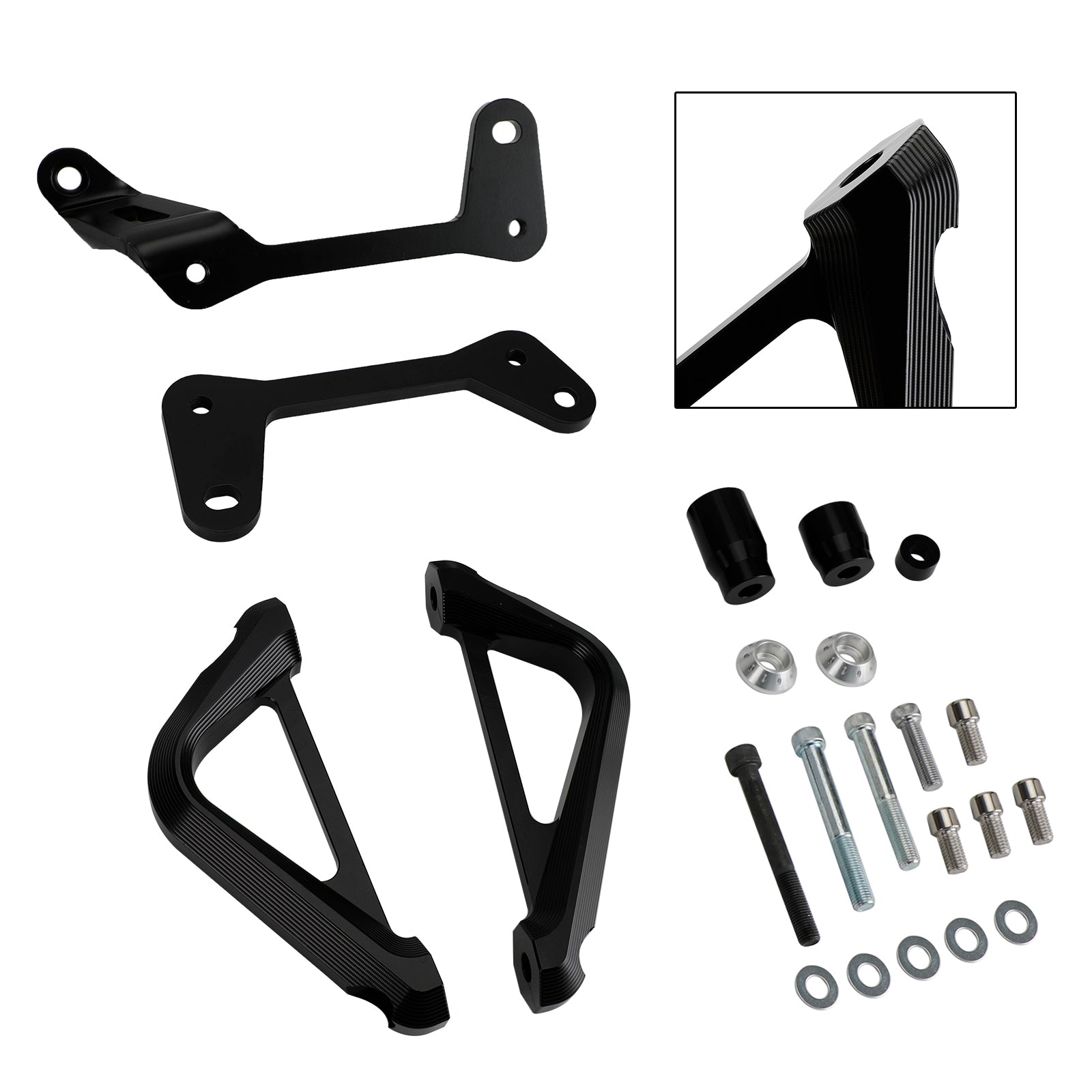 Protezioni Motore Protezione Statore Copertura Motore Nera Per Yamaha Mt 09 2021