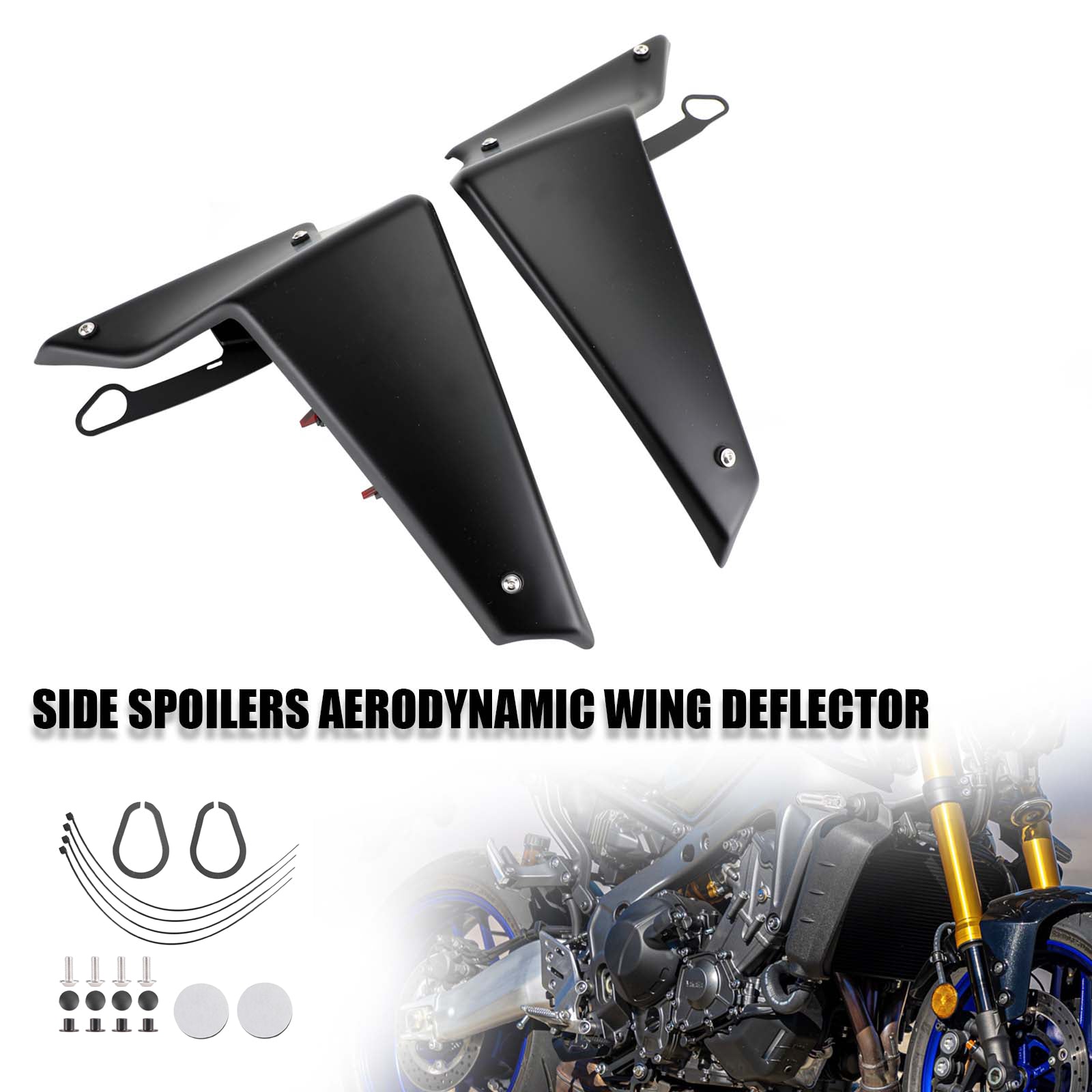 Seitenspoiler Aerodynamic Wing Deflexector für Yamaha MT-09 SP FZ09 2021-2022