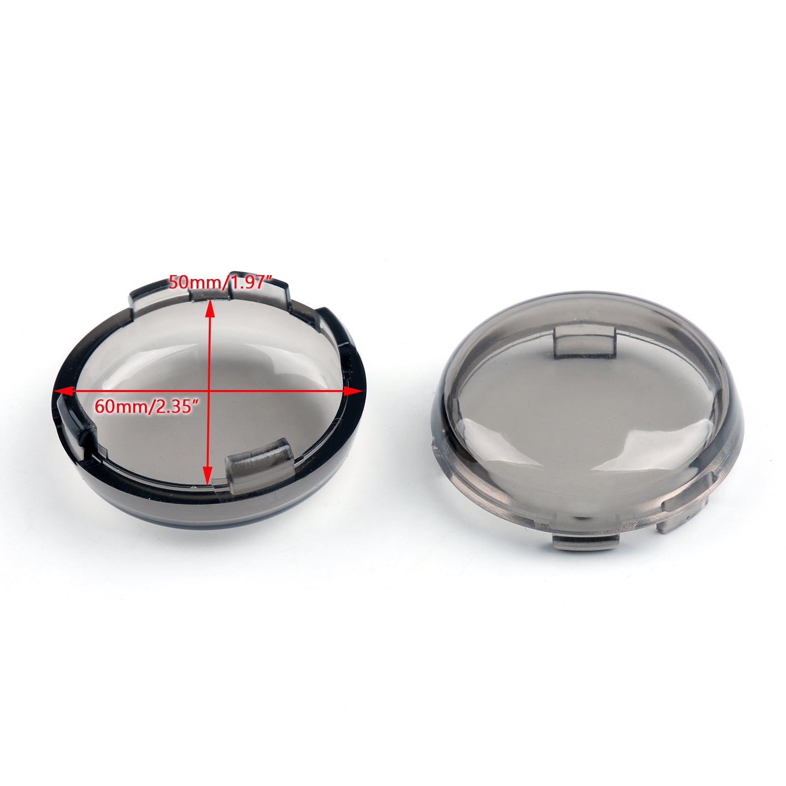 Lentille de lumière de virage en plastique pour la couverture pour Harley Electra Glide Heritage Softail