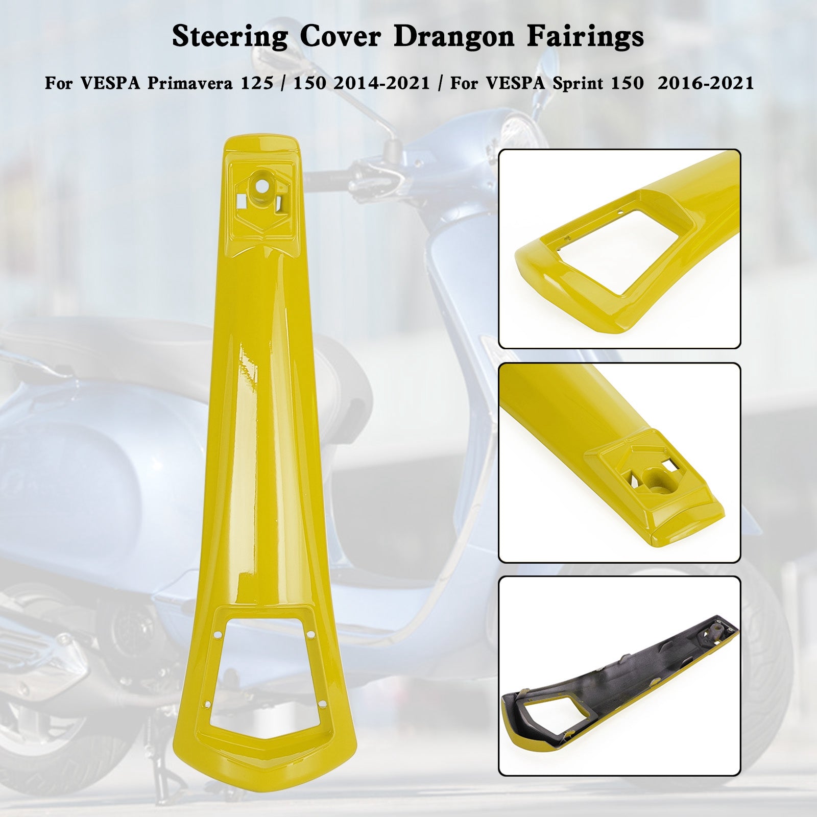 Carenatura copertura clacson in ABS per VESPA Sprint Primavera 125/150 2014-2021