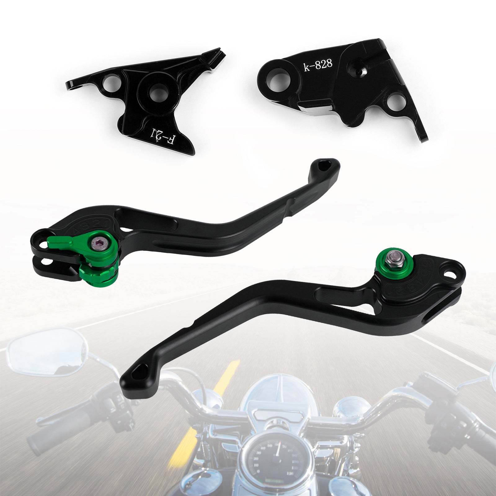 Nouveau levier de frein à embrayage court ajustement pour Kawasaki Z750 07-12 Z800 Version 13-16
