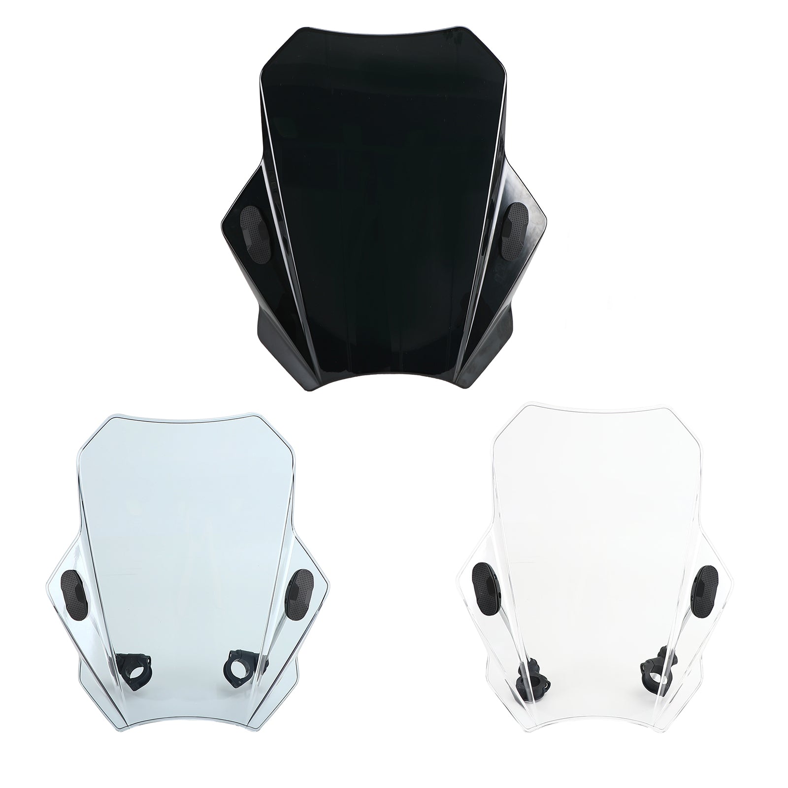 Universal Motorrad einstellbarer Windschirm Windschutzscheibe 22 mm 25 mm 28 mm Lenker Generikum