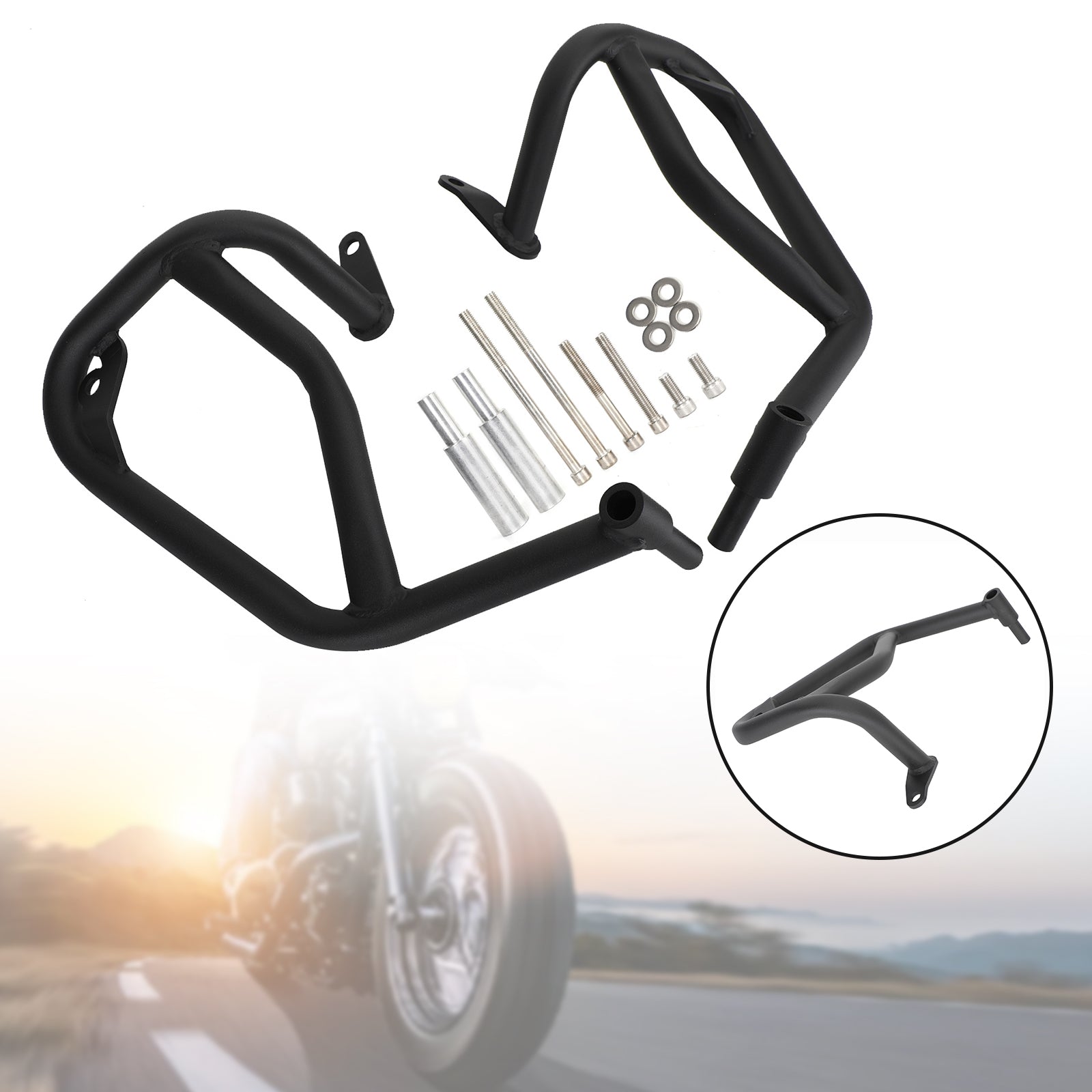 Motorbeskyttelsesramme Nedre crashbjælke til BMW S1000XR S 1000 XR 21-22 Silver Generic