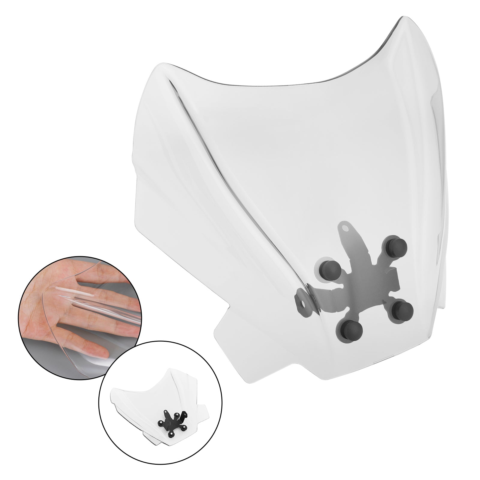 ABS-Motorrad-Windschutzscheiben-Windschutzscheibe für Honda CB650R 2019-2021 Generika