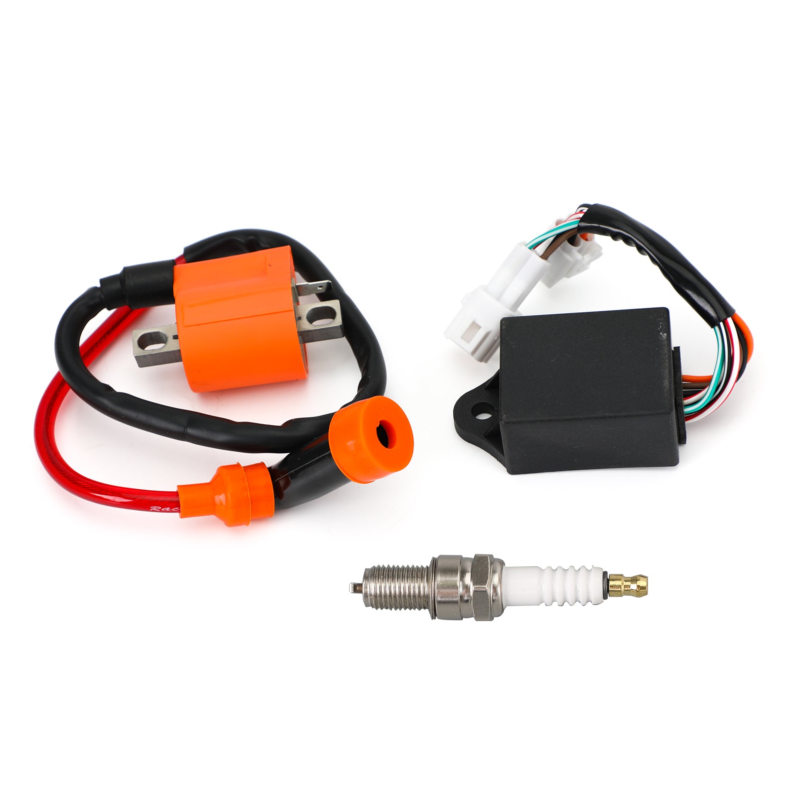 Yamaha Bear Tracker 250 YFM250B YFM250X 99-00 & 94-98 Timberwolf 250 YFB250 & Bobine d'allumage et bougie d'allumage CDI 4BD-85540-10-00 pour Timberwolf 250 YFB250FW 4x4 94-00