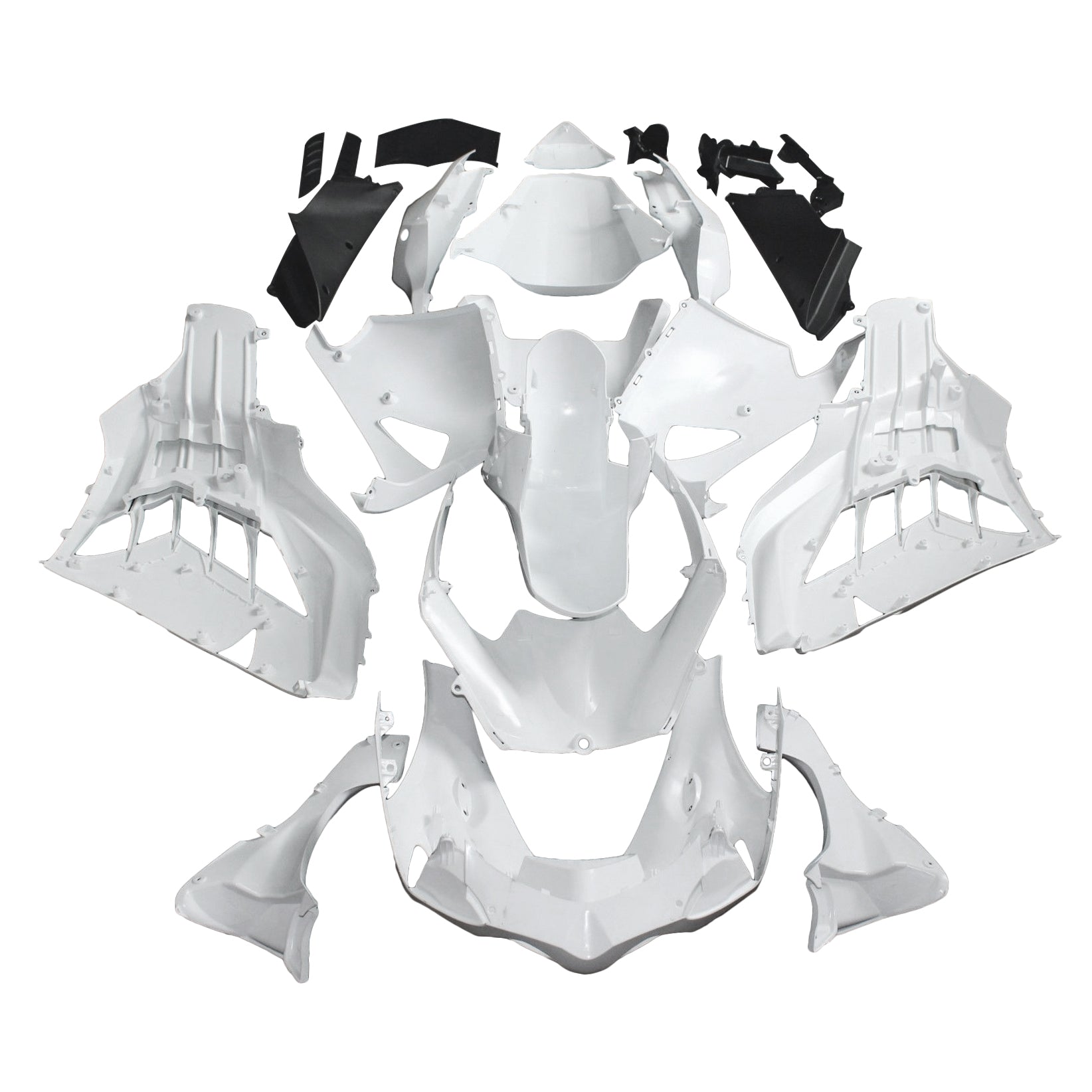 Amotopart 2012-2022 Kawasaki ZX14R Bodywork Fairing Ongevoelde ABS AMOTOPART MOLTING