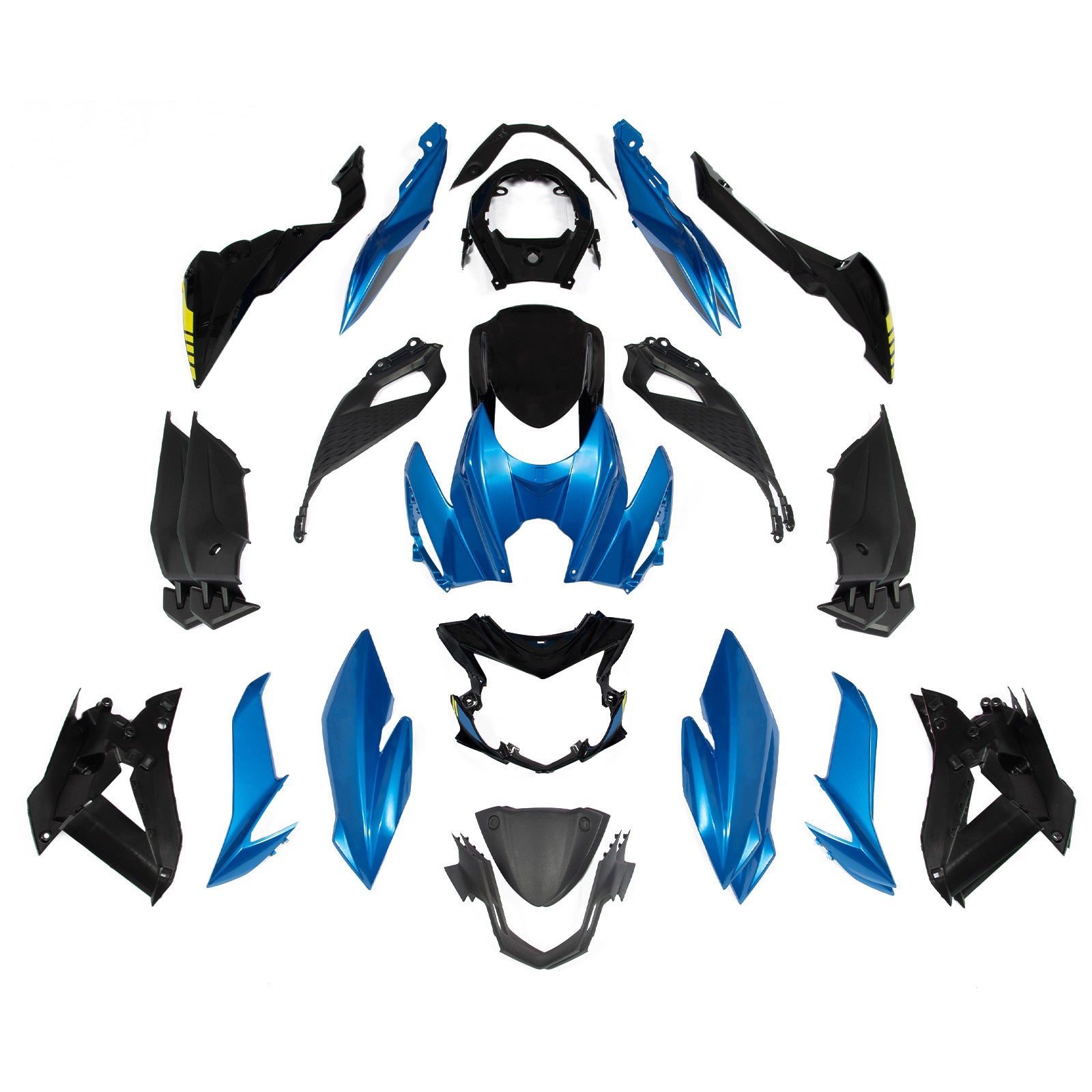 Amotopart (2017-2024) Suzuki GSXS 750 Bodywork Fairing Kit Colletion