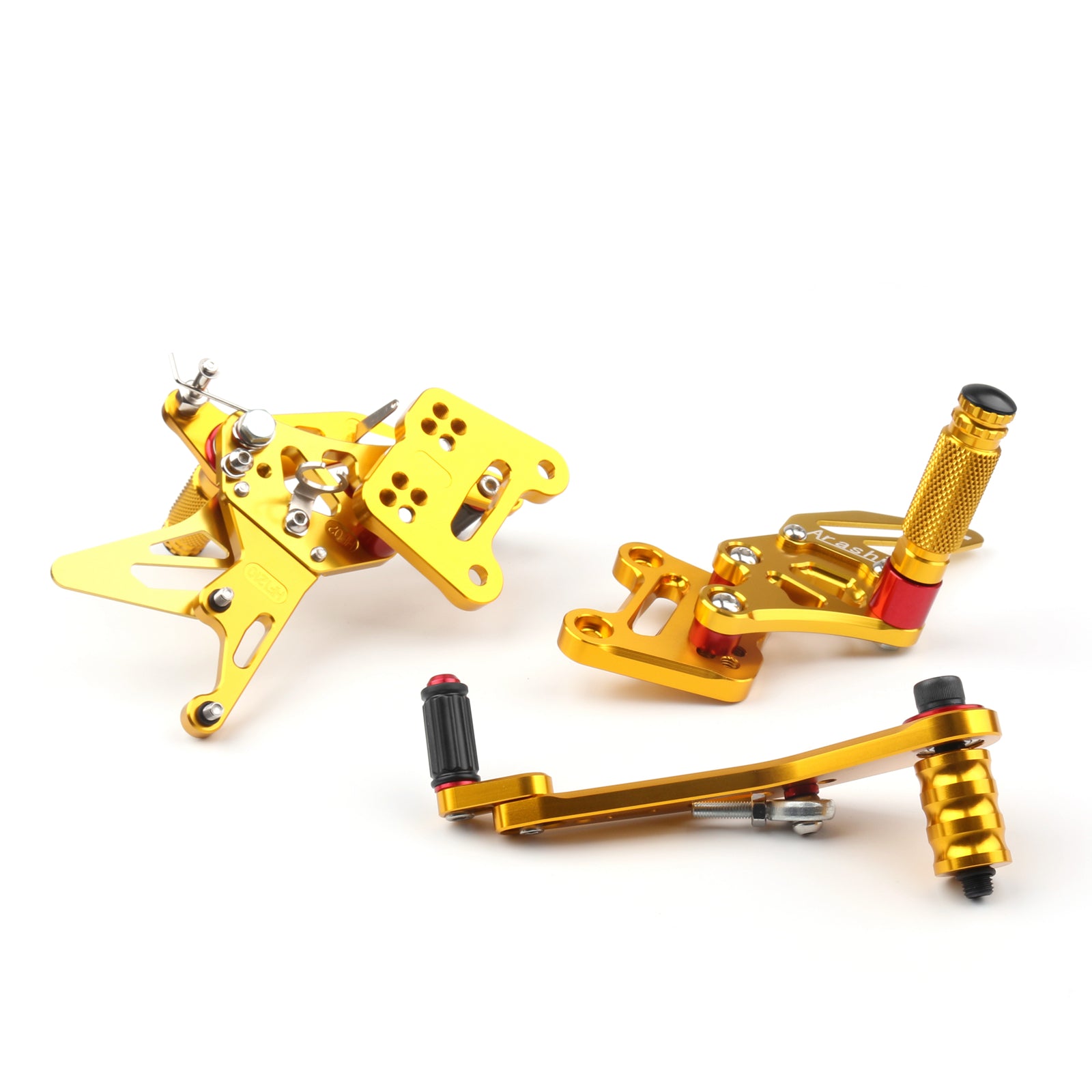 17-23 Suzuki GSXR1000 GSXR1000R ABS CNC Rearsets Footpegs Footrest