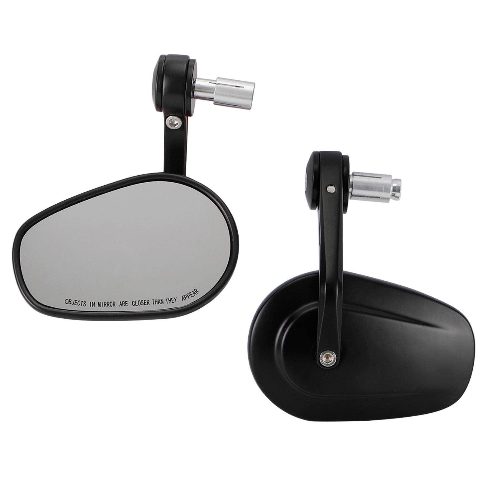 Coppia specchietti bar end in alluminio CNC da 7/8" per Street Triple 675 765 Speed Triple