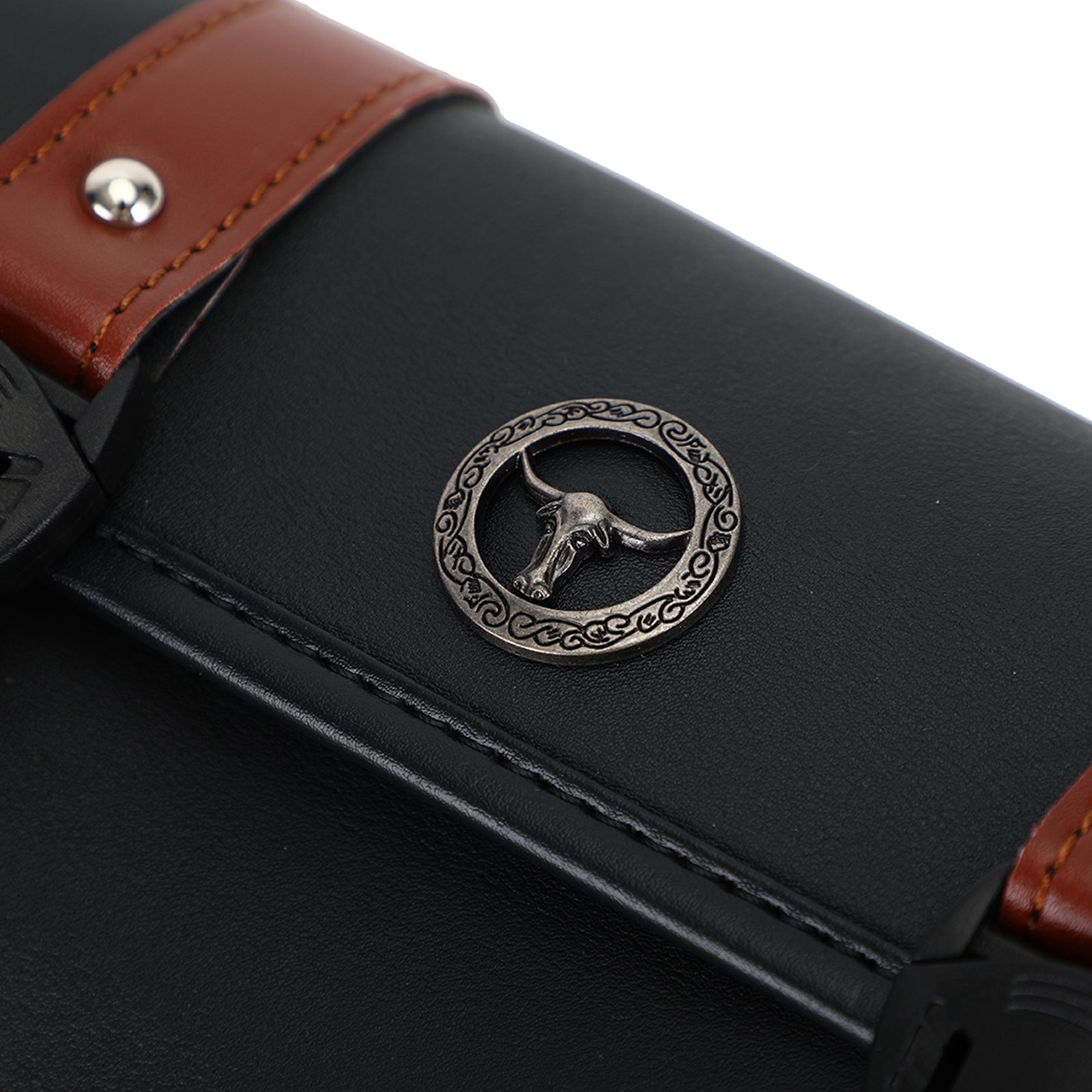 Motorcykelfrontgaffel verktygsväska påse bagage sadelväska universal 132#