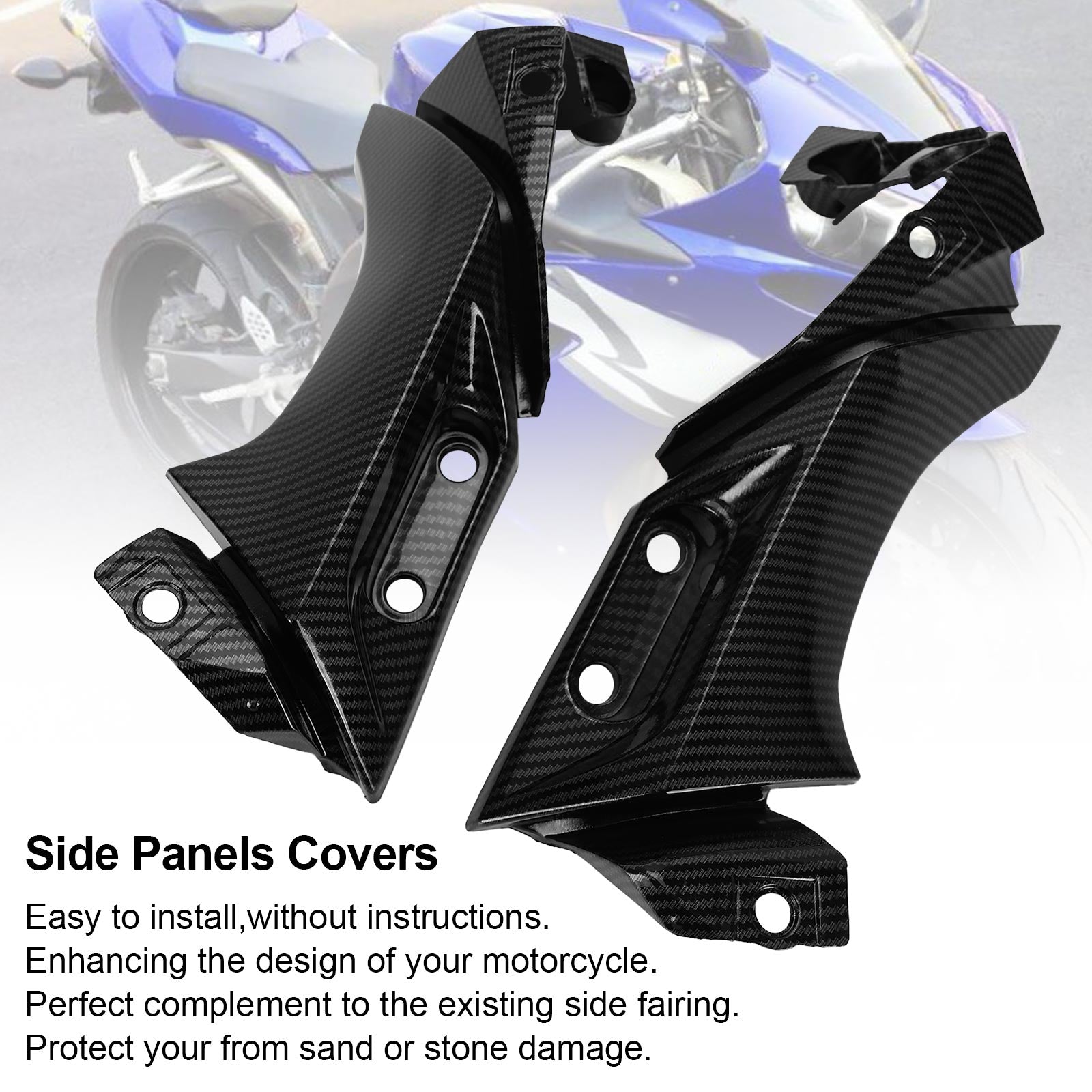 Boční rámeček střední krycí panel kapota pro Yamaha YZF R1 2004-2006 Generic