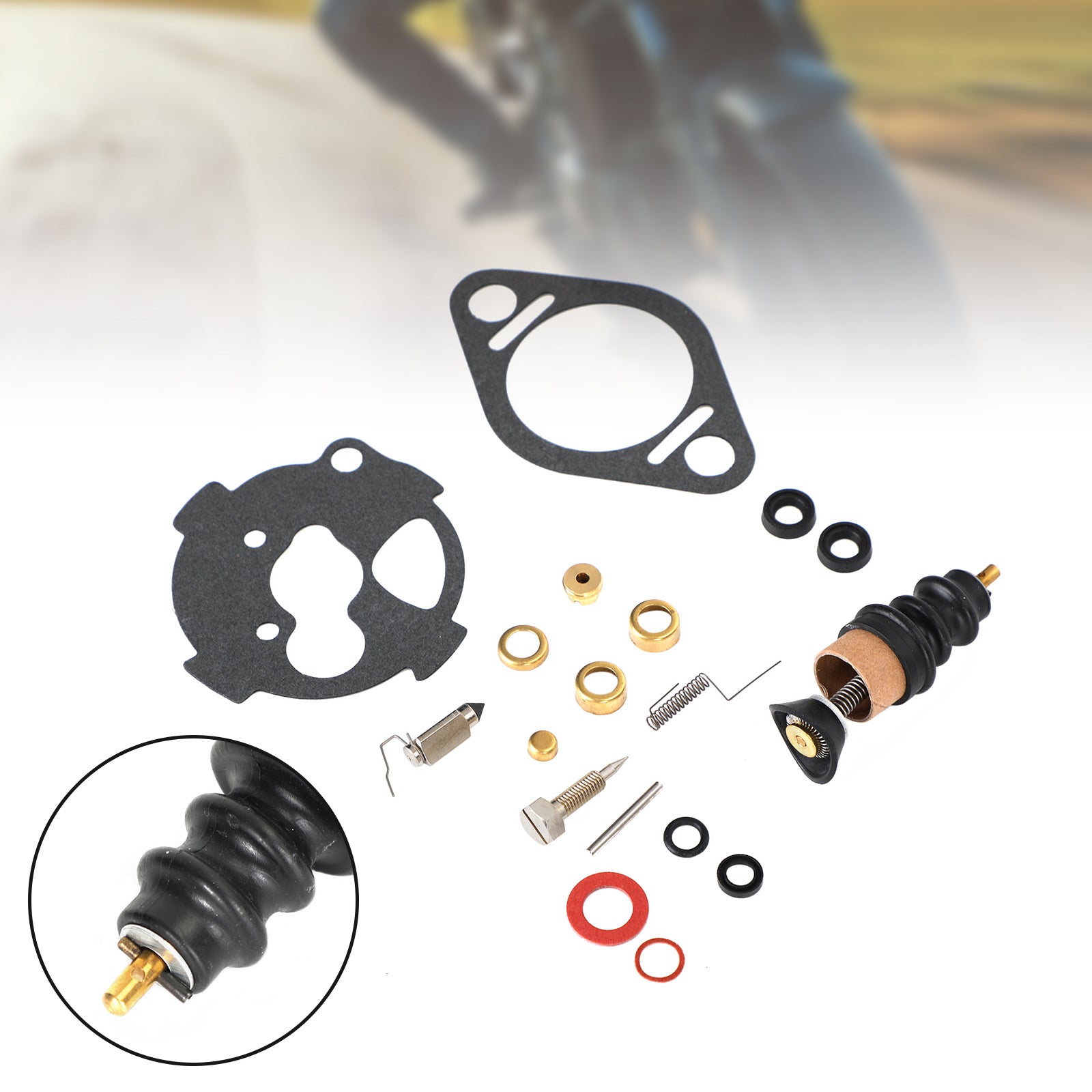 Kit de reconstrucción de carburador compatible con modelos FL FX XL anteriores a 1976, 36 mm, 38 mm, 40 mm, 27132-71 genérico