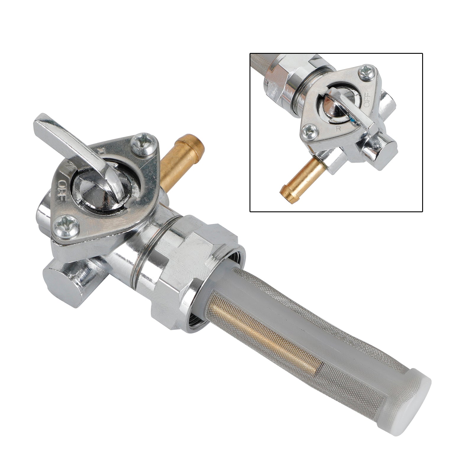 Gas Tank Kraftstoff Hahnventil Petcock Fit für XL883 XL1200 Sportster 1991-1994 Generika