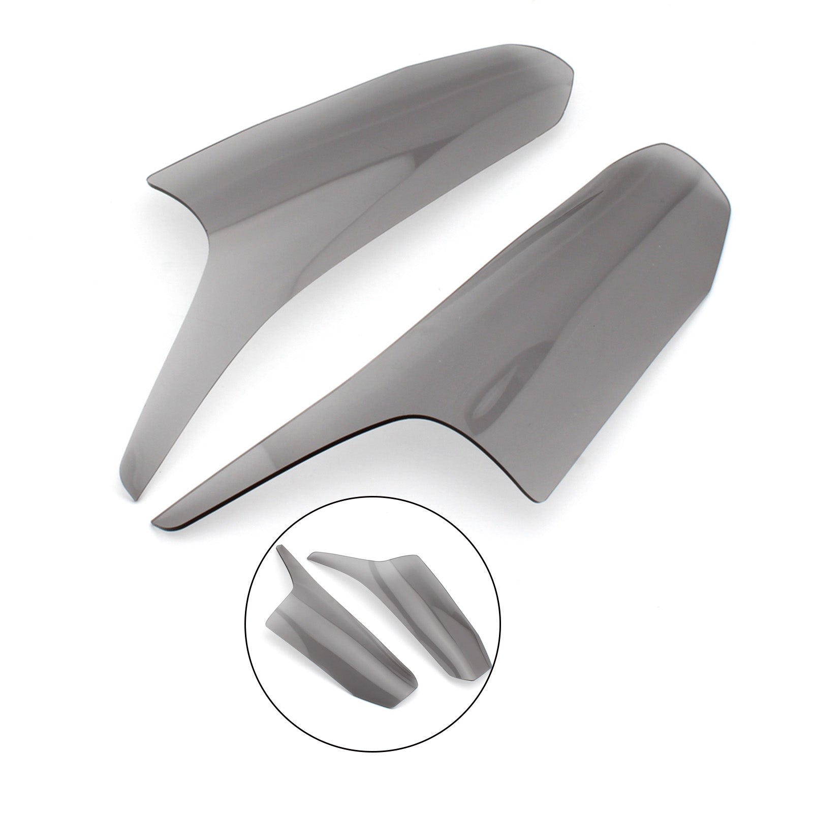 Front forlygte linsevagt Beskyt lampelinse Fit til Honda CBR 650 R 19-21 Røg Generisk