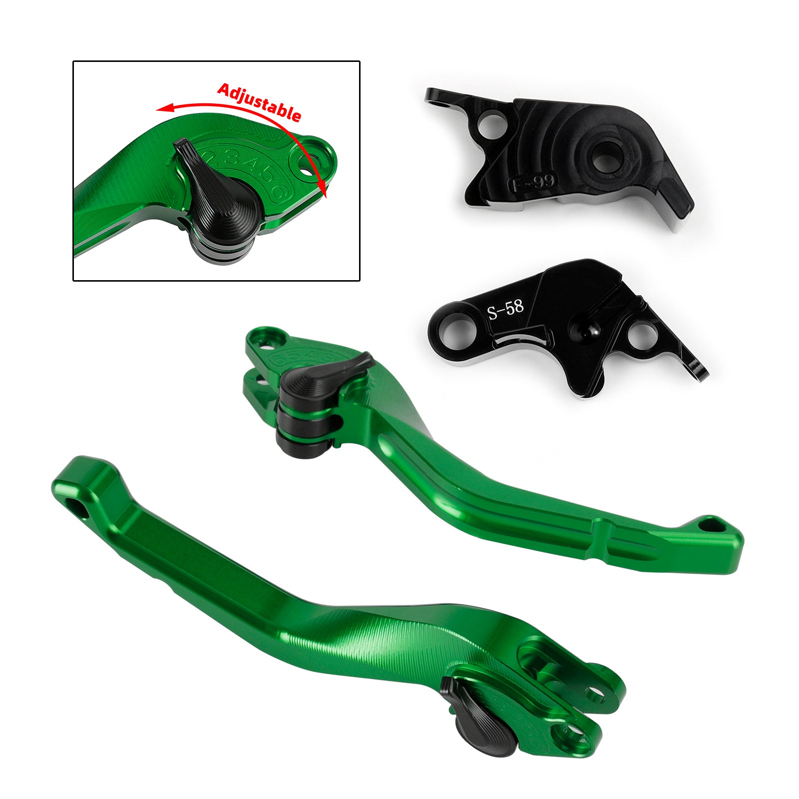 CNC Kort kopplingsbromsspak Fit för Aprilia RSV4 Factory/RSV4-R/RR 09-17