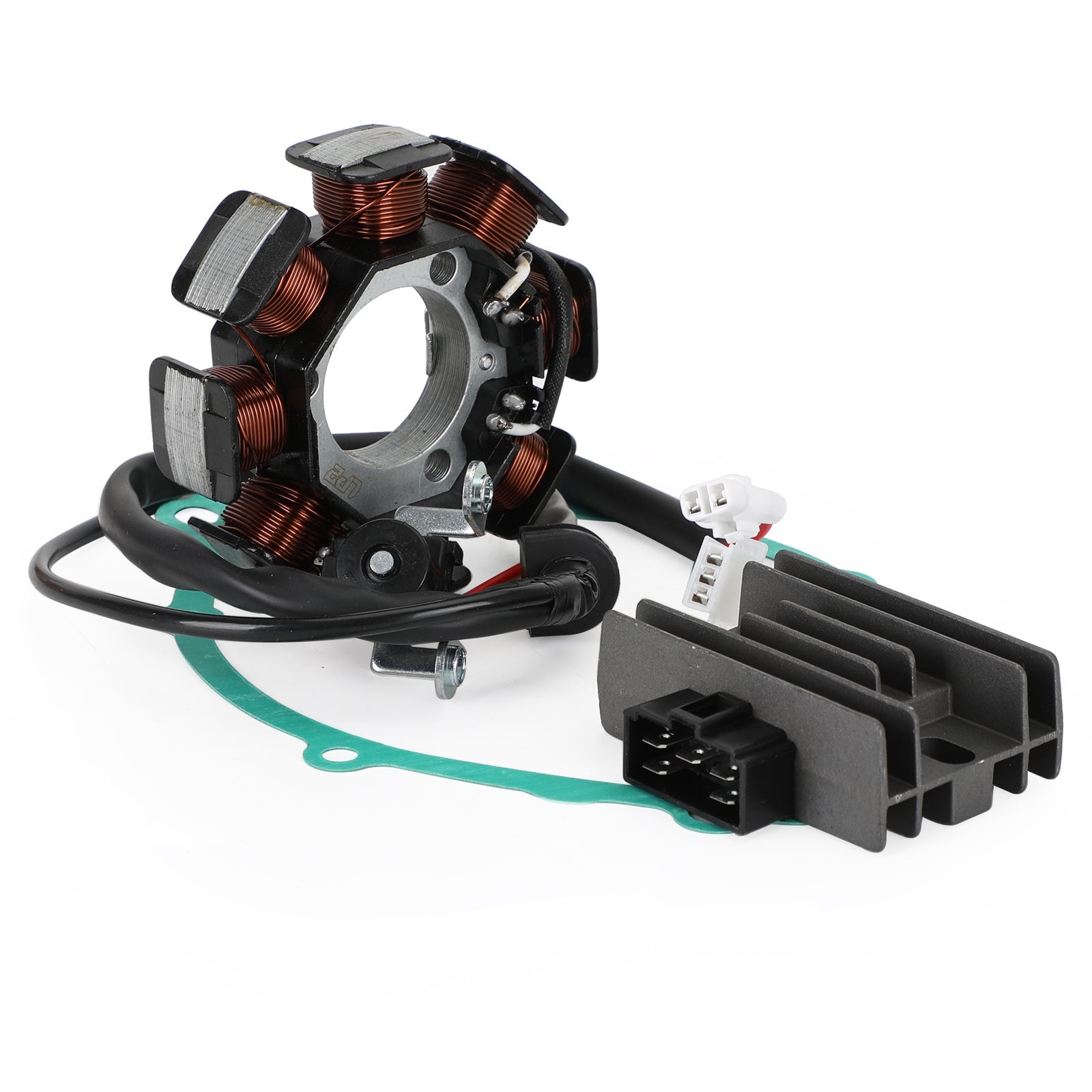 Magneto -Spulen -Stator + Spannungsregler + Dichtungs Assid