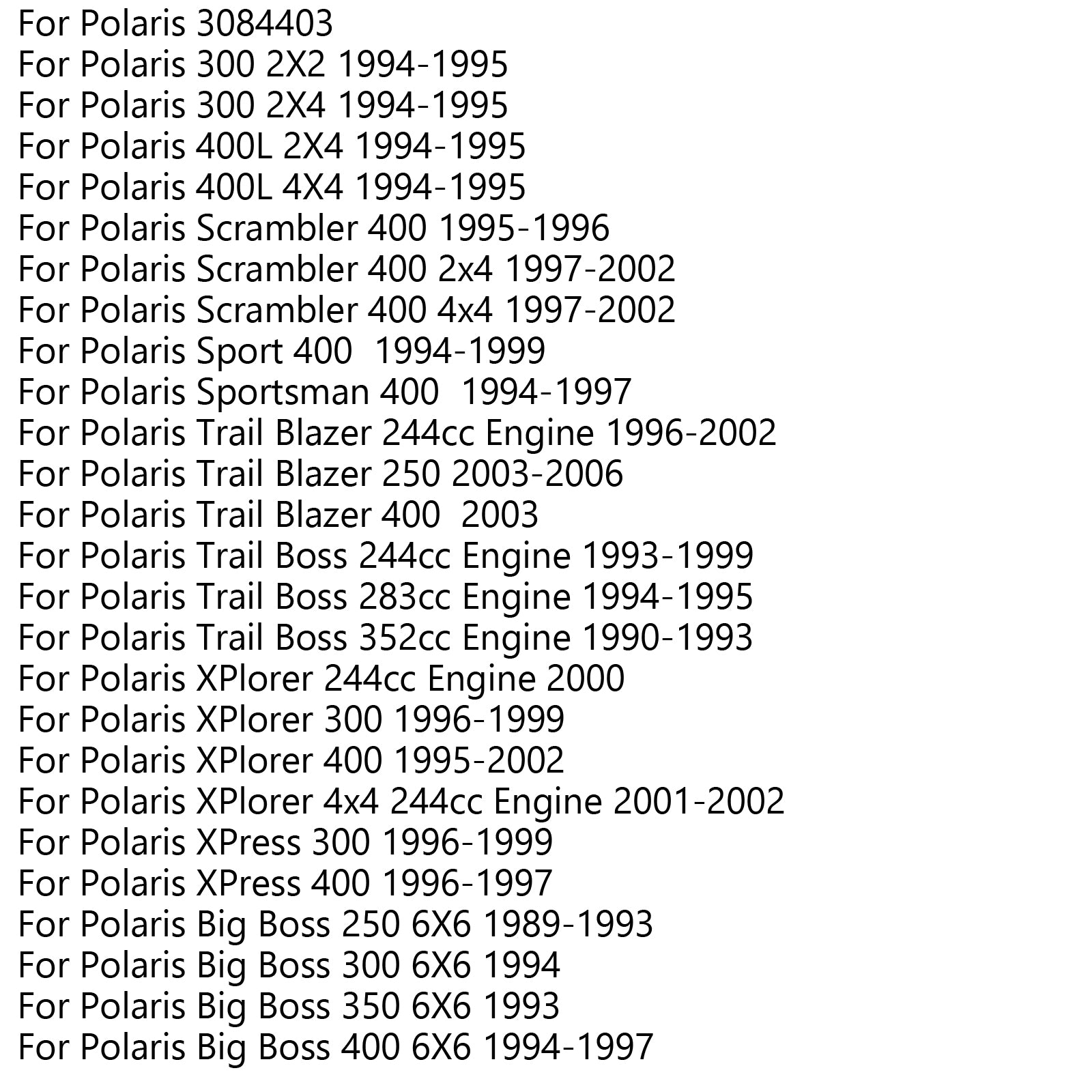 ATV Starter Motor Drive For Polaris Trail Blazer 250 400 244 cc 3085393 3084403