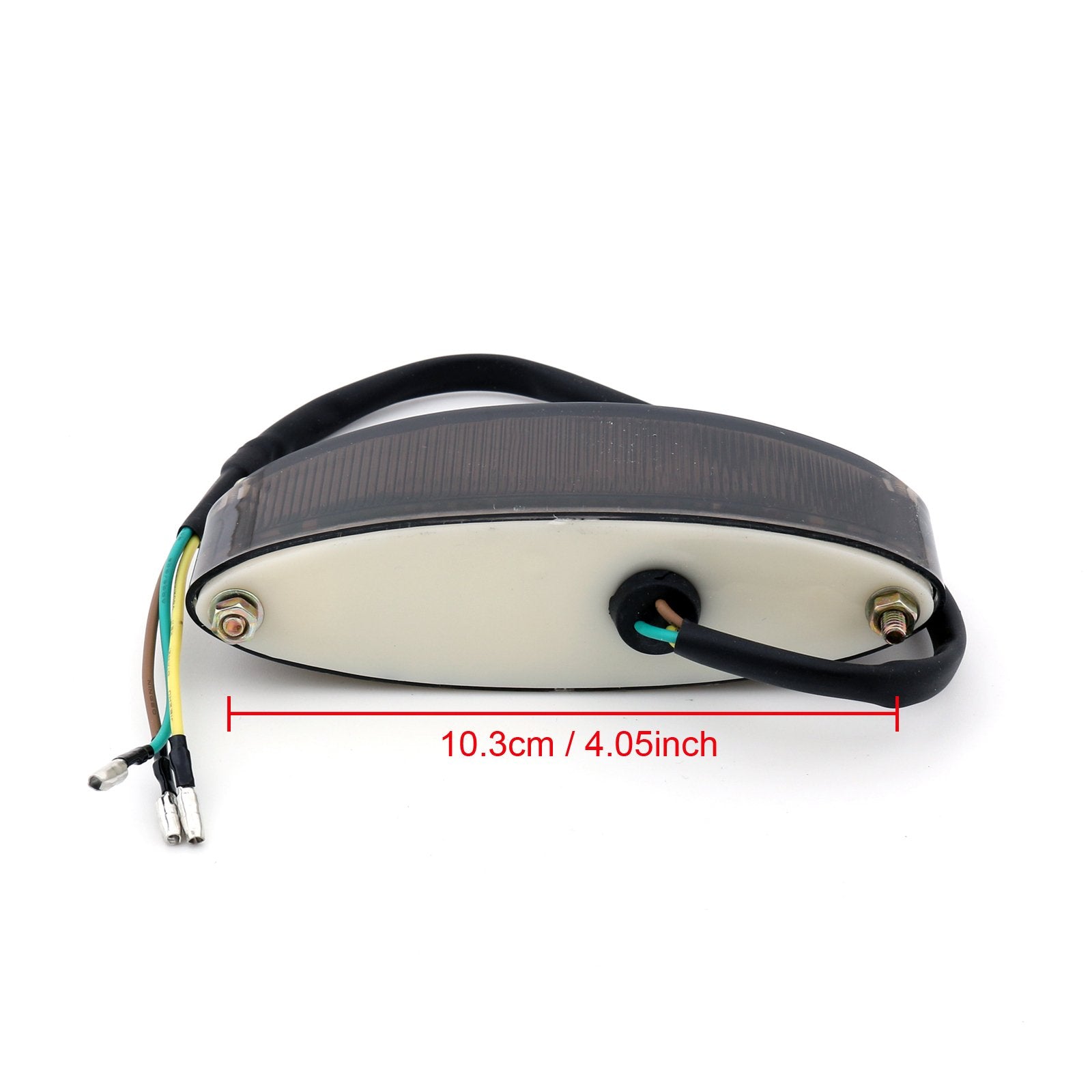 Univerzální čočka LED brzda běžící poznávací značka Taillight Smok