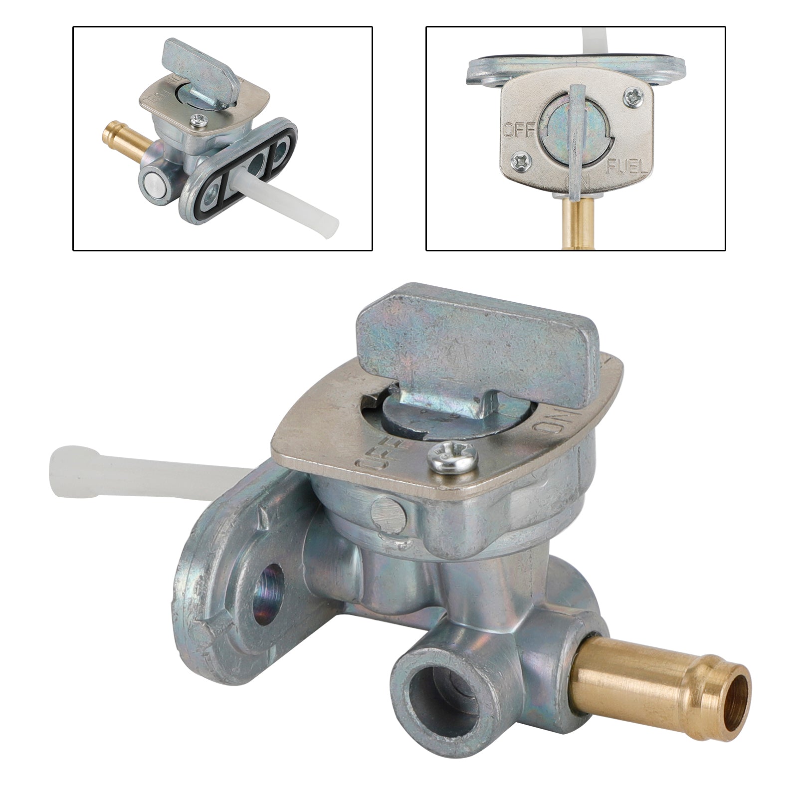 Valvola del rubinetto del carburante del serbatoio del gas Rubinetto adatto per Yamaha YZ125 YZ250 06-22 3JD-24500-10 Generico