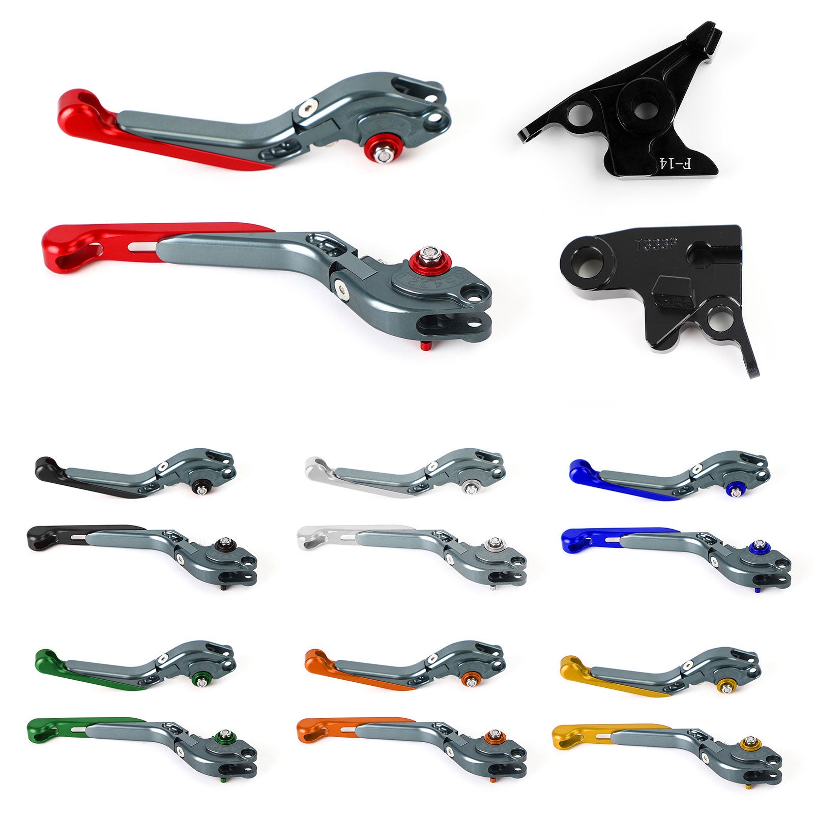 Justerbar udvidelig bremsekoblingshåndtag til Trident 2022 Bobber 17-19 Tiger 800 Generisk