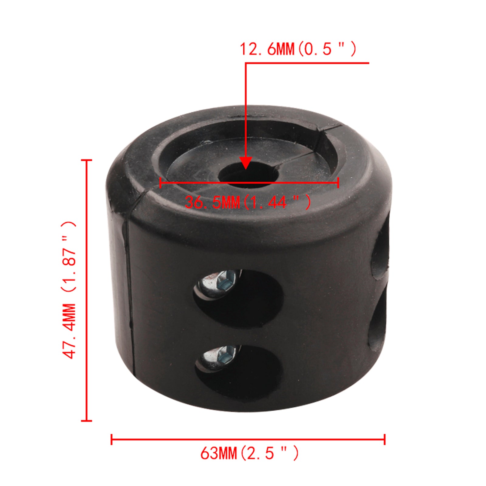 Universal Winch Stopper Gummi -Kabel -Kabel -Seilhaken für ATV UTV