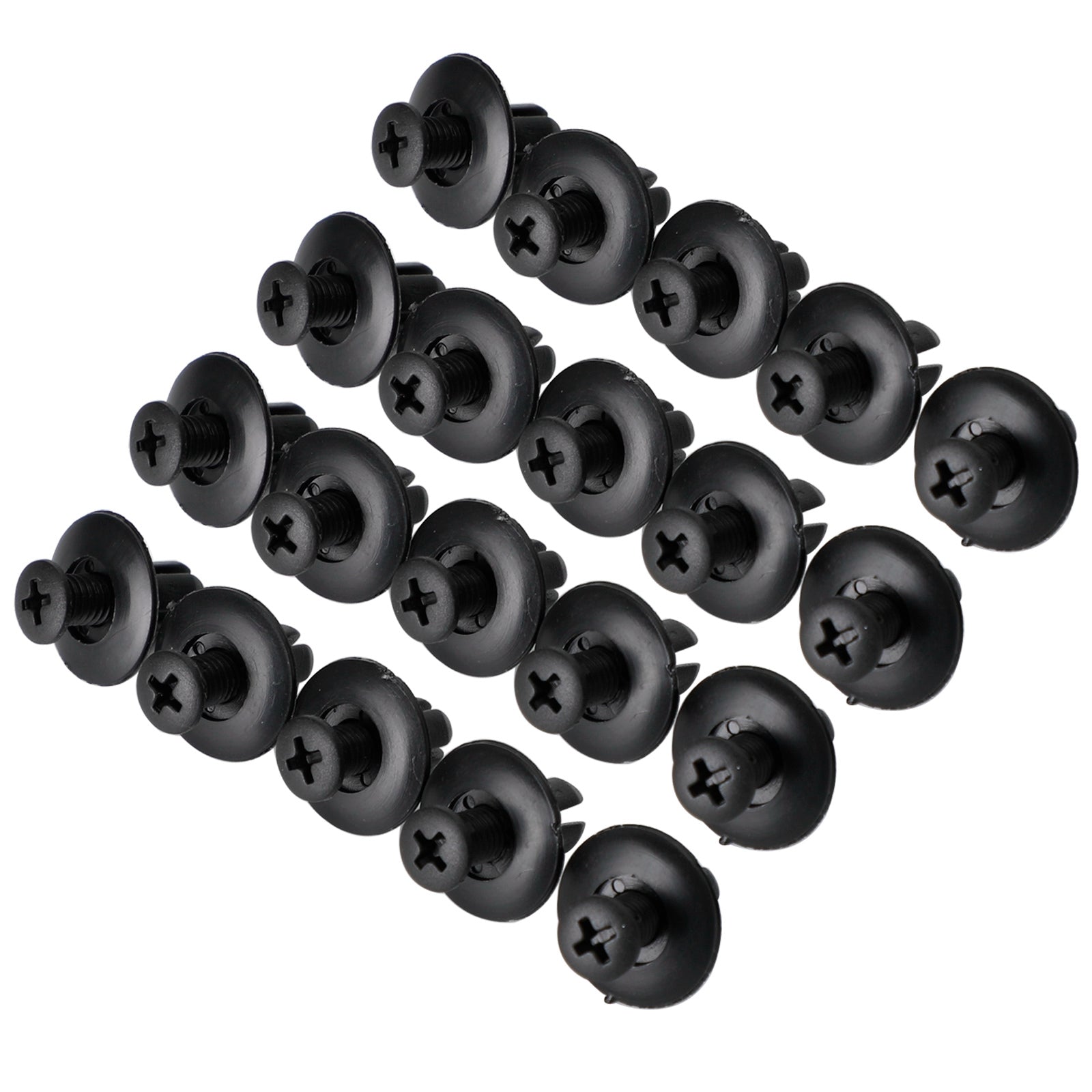 20x 8mm carenado Clip tornillo remaches Panel embellecedor para Suzuki GSX, Burgman, V-Strom genérico