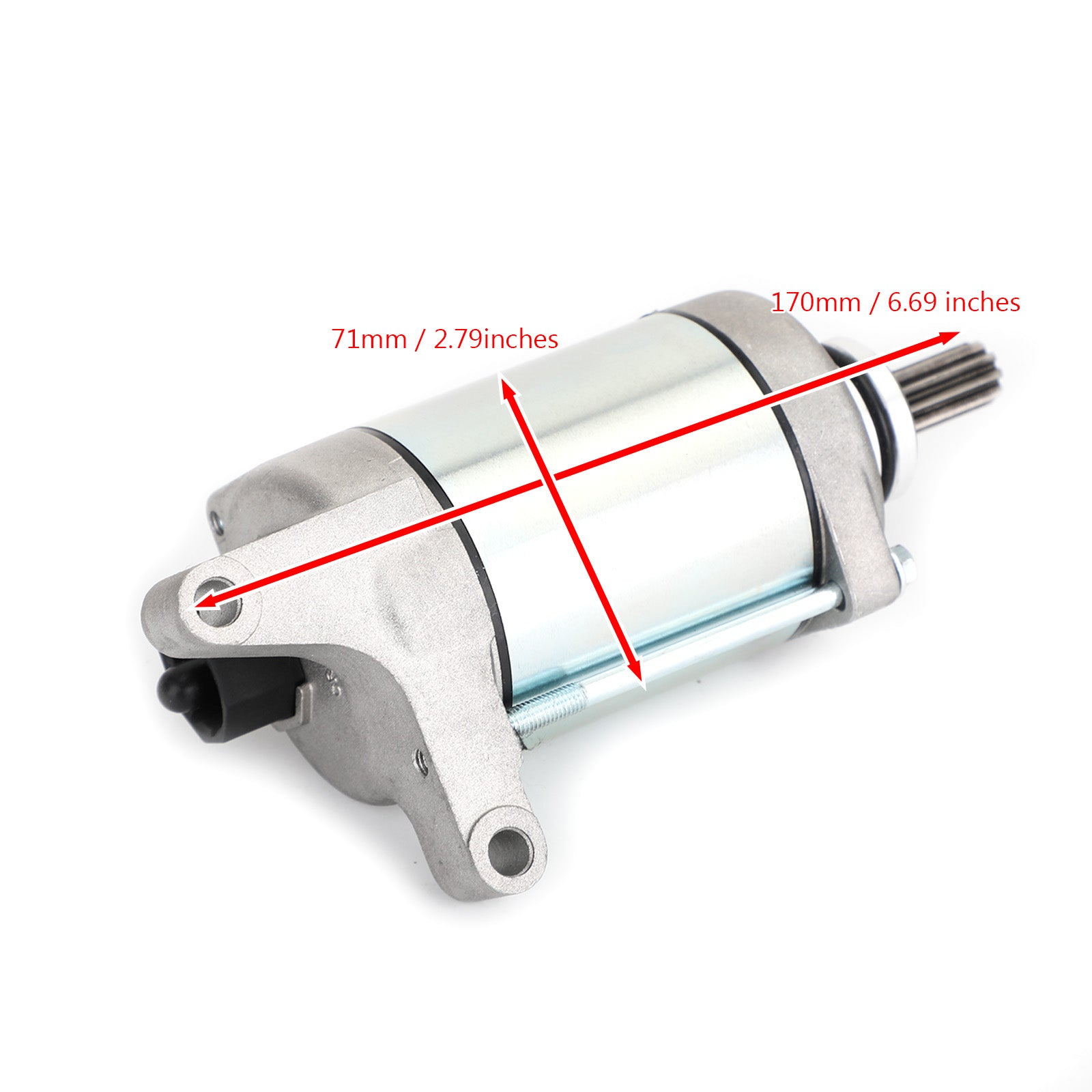 Nieuwe starter voor Honda CB600F CBF600 CBF600S CBR600F CBR600RR VFR800 2007-2019 Generieke FedEx Express verzending