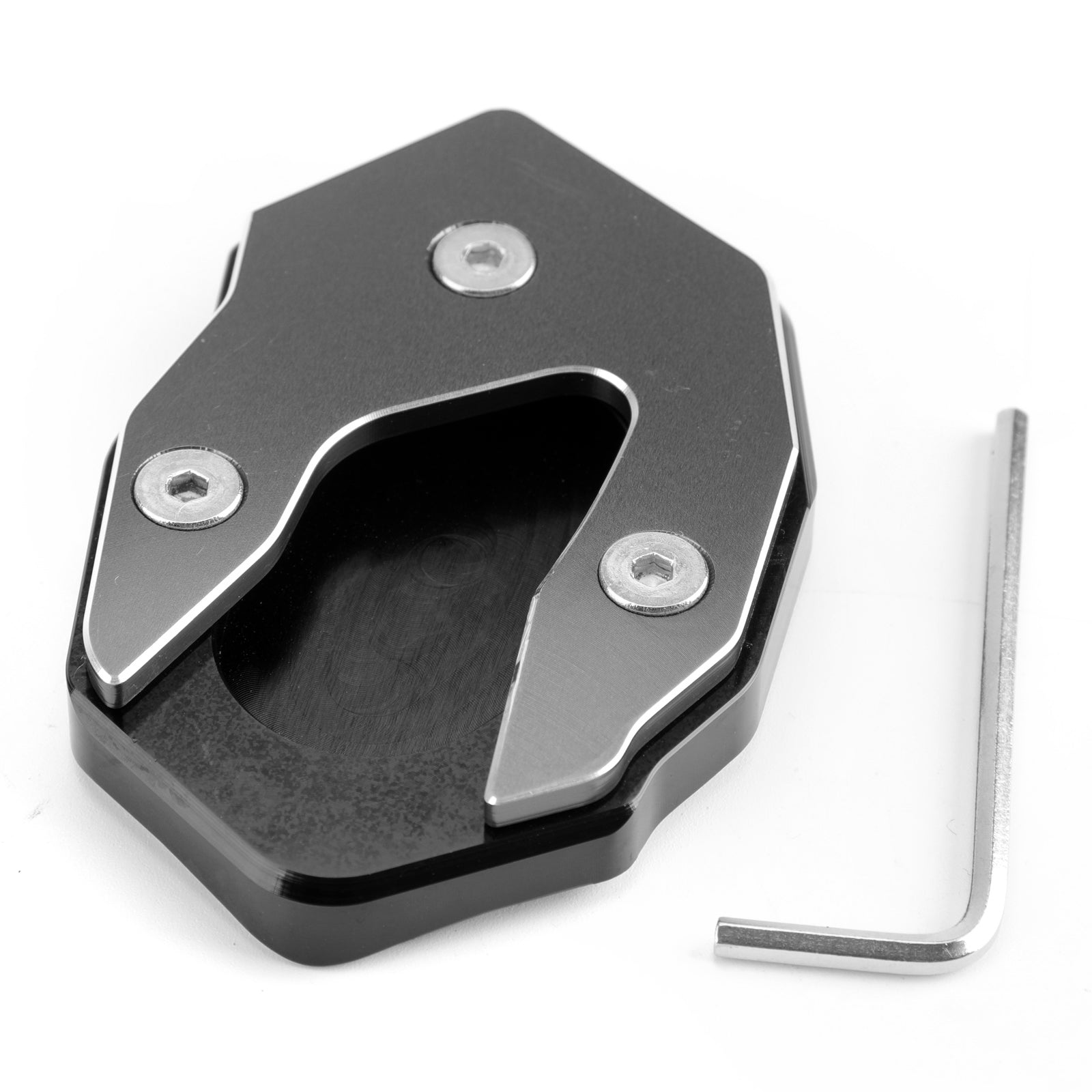 Kickstand Side Stand förlängningsförlängningsplatta för Kawasaki 17-18 Versys-X300