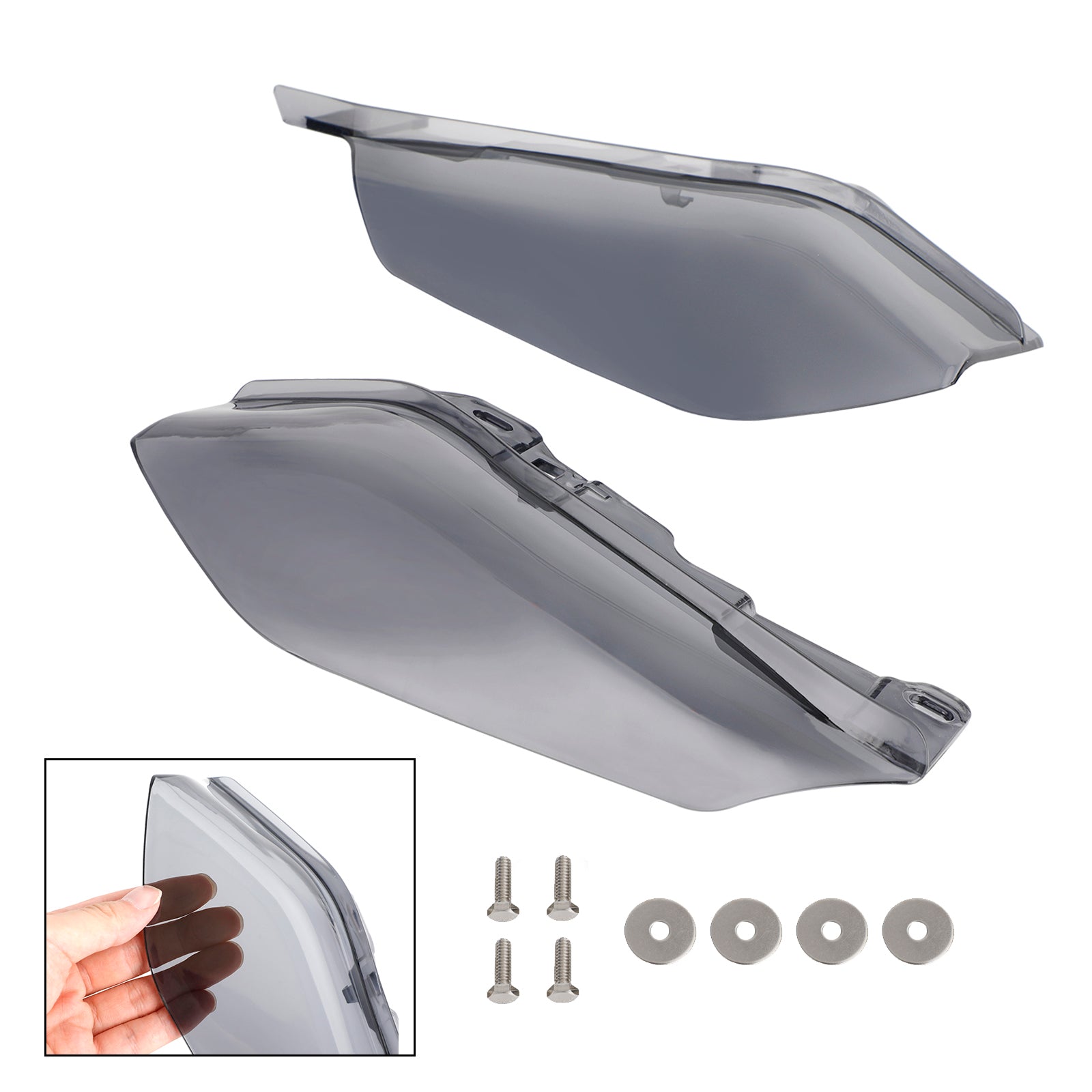 Midt-ramme Luftvarmeafbøjningstrimskærm Fit til turné- og trike-modeller 17-21