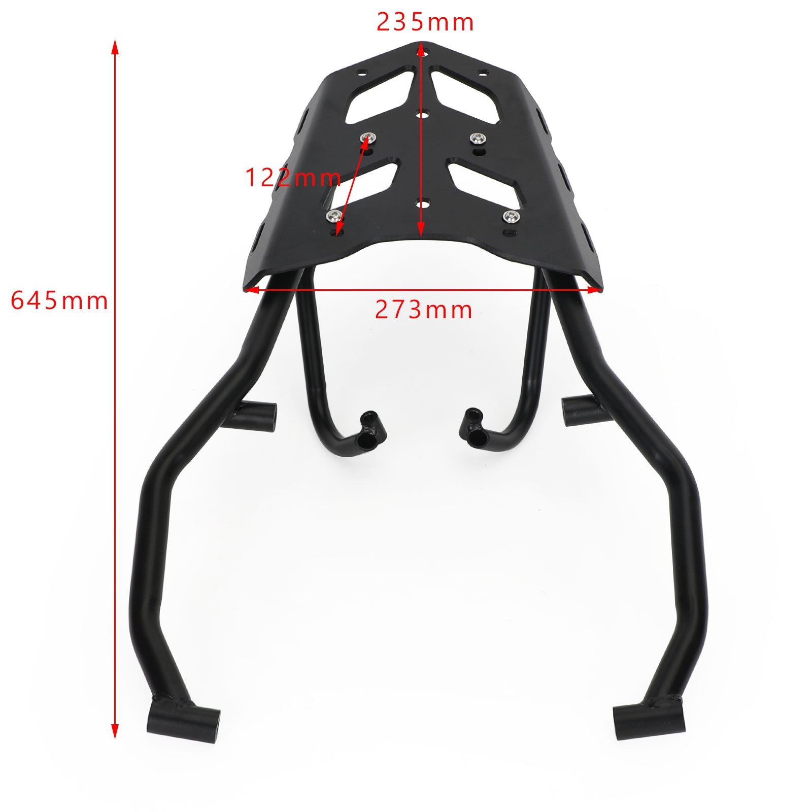 PORTAPACCHI POSTERIORE IN ACCIAIO PER YAMAHA TENERE 700 T7 2019 2020 2021 Generic