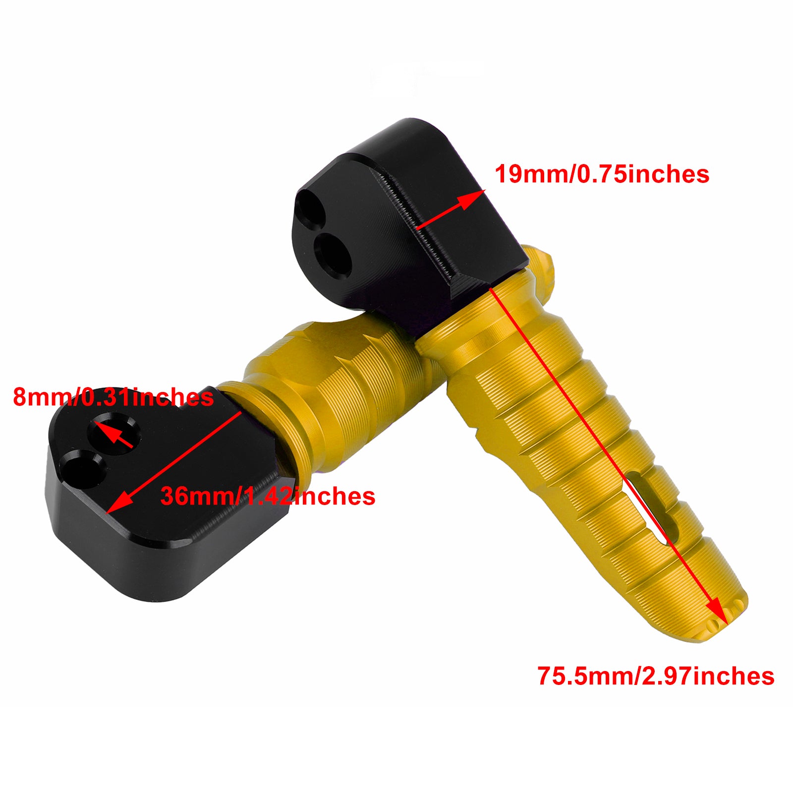 Bakre fotstöd Fotpinnen passar för Honda Forza 750 NSS 750 2021-2022