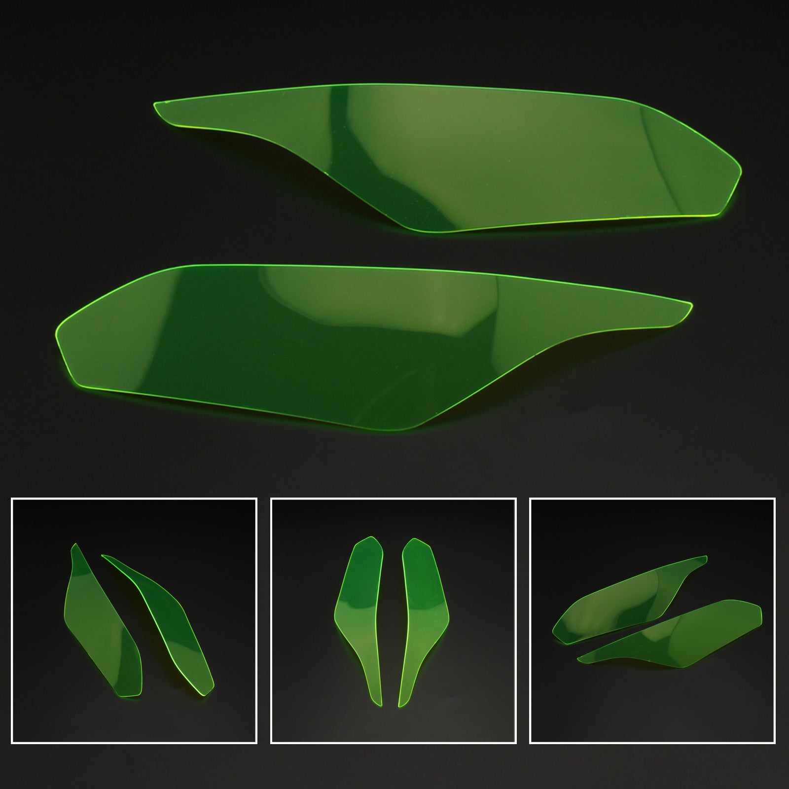 Cubierta de protección de lente de faro delantero para Honda X-Adv 750 2017-2019 Smoke Generic