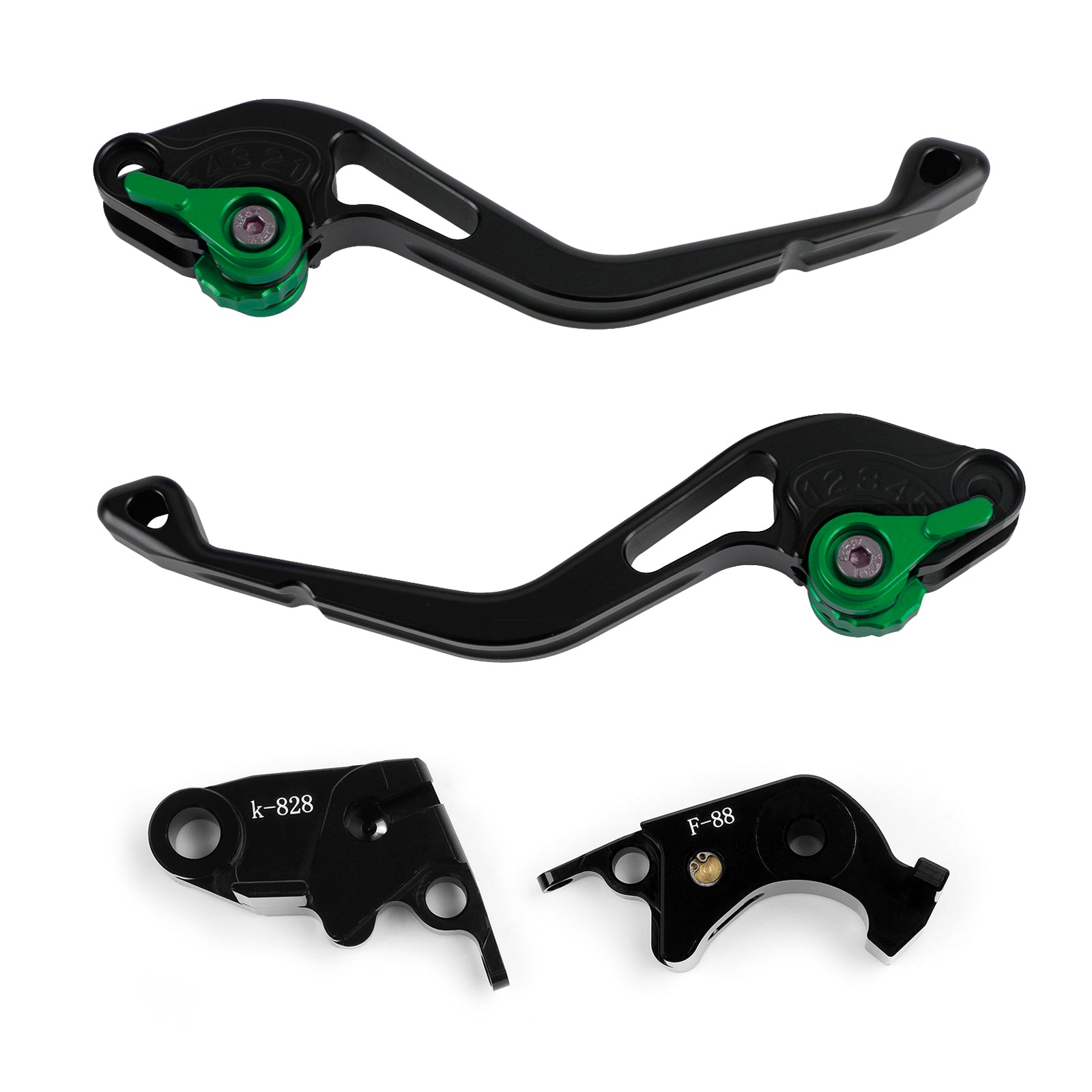 Nouveau levier de frein à embrayage court ajustement pour Kawasaki Z750R Z1000 ZX10R ZX6R/636
