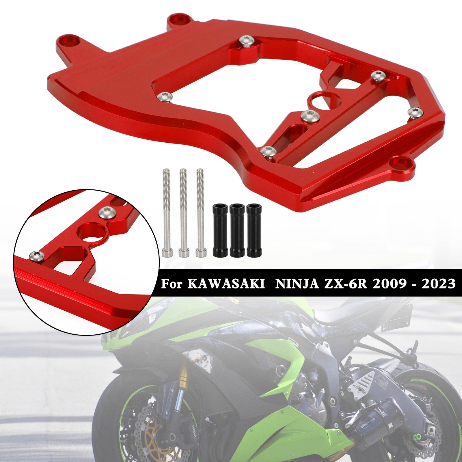 Gardée de la chaîne de couverture de pignon avant pour Kawasaki Ninja ZX-6R ZX6R 2009-2023