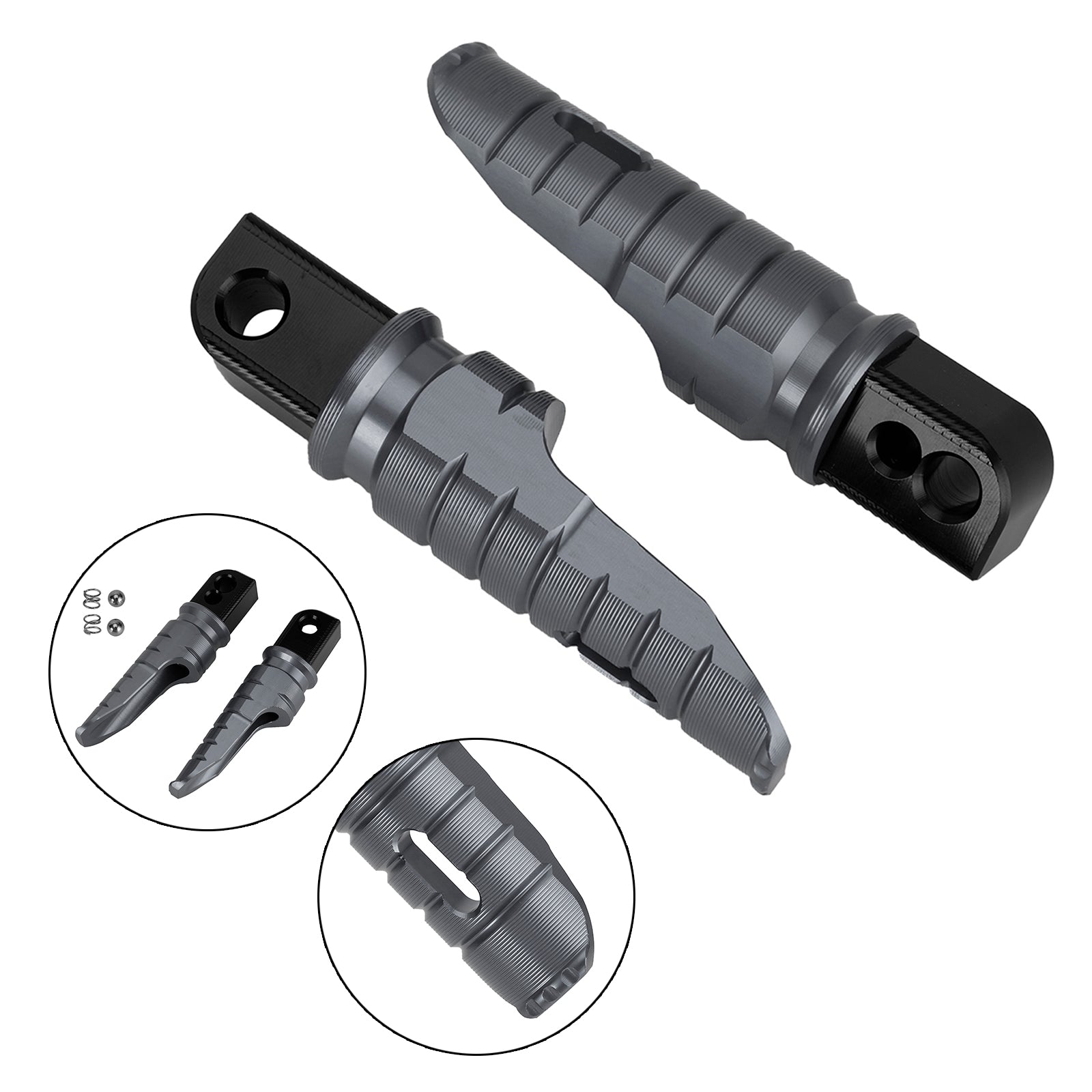 Rear Footrests Foot Peg fit for SUZUKI GSX-S125/150 GSX-R125/150 GW250 2018-2022