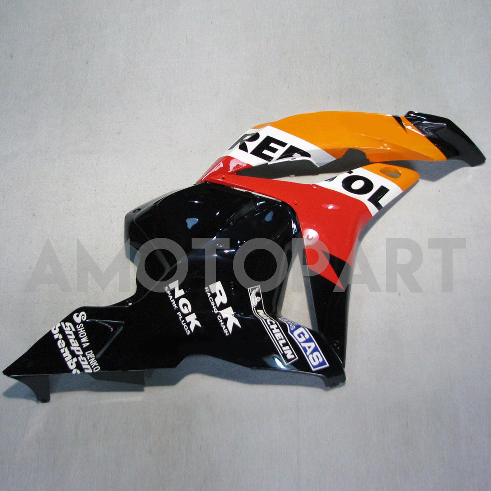Amotopart 2009-2012 Honda CBR600RR Orange&Black Fairing Kit