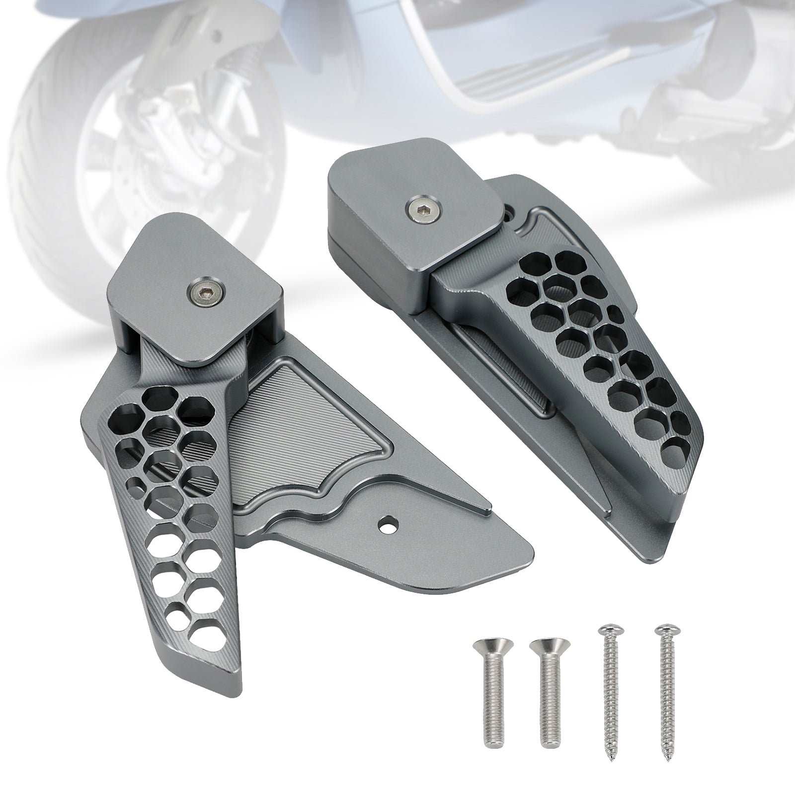 Bakre fotstöd Fotpinnen passar för Vespa Primavera/Sprint 125 150 17-20