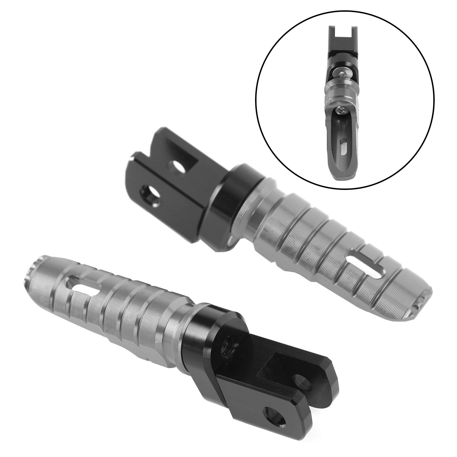 Front Footrests Foot Peg för Triumph Street Triple 765/R/S/RS Daytona 675/R Generic