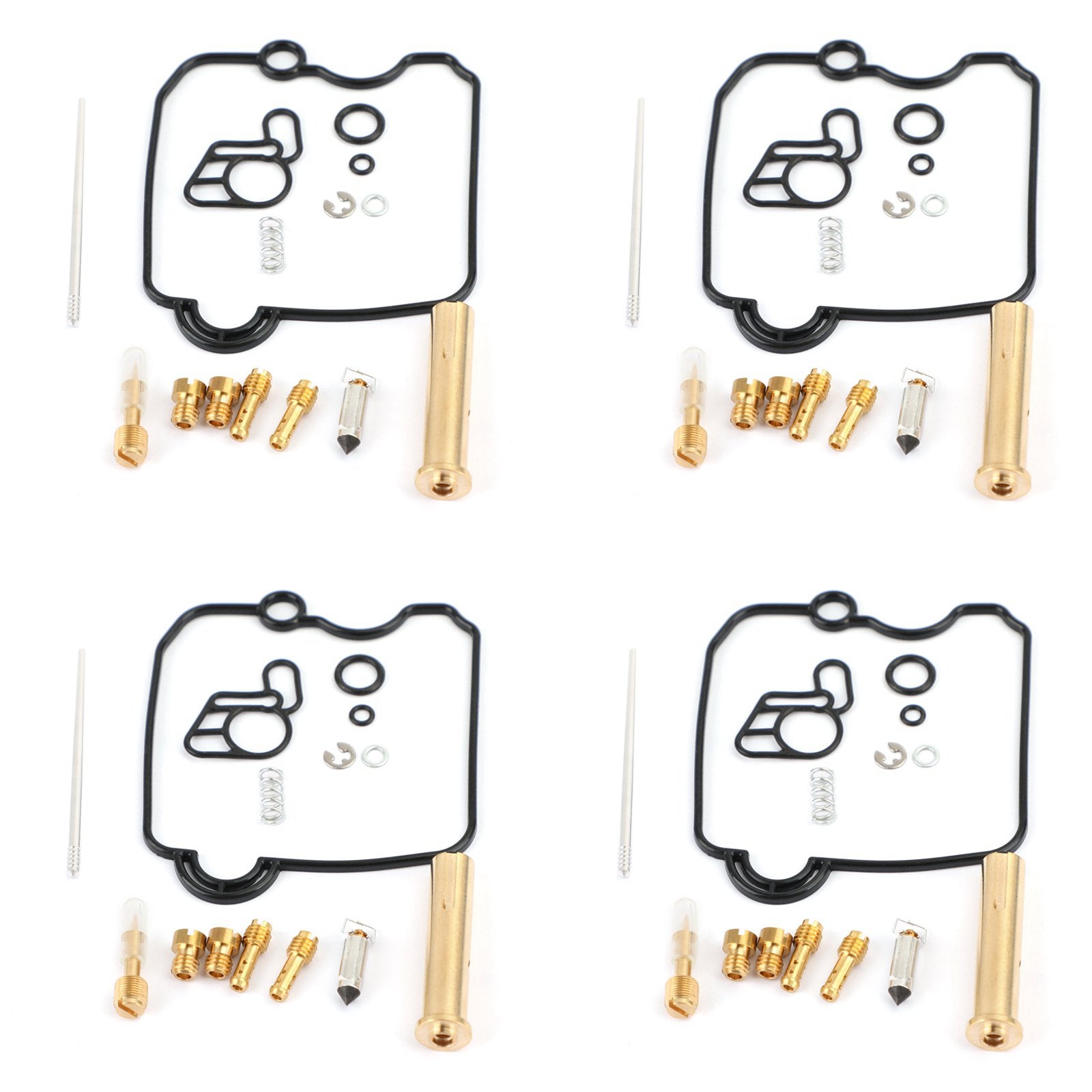 Forgasserreparasjonssett ombyggingsdeler 4 sett for Suzuki Bandit 250 GSF250 GJ74A